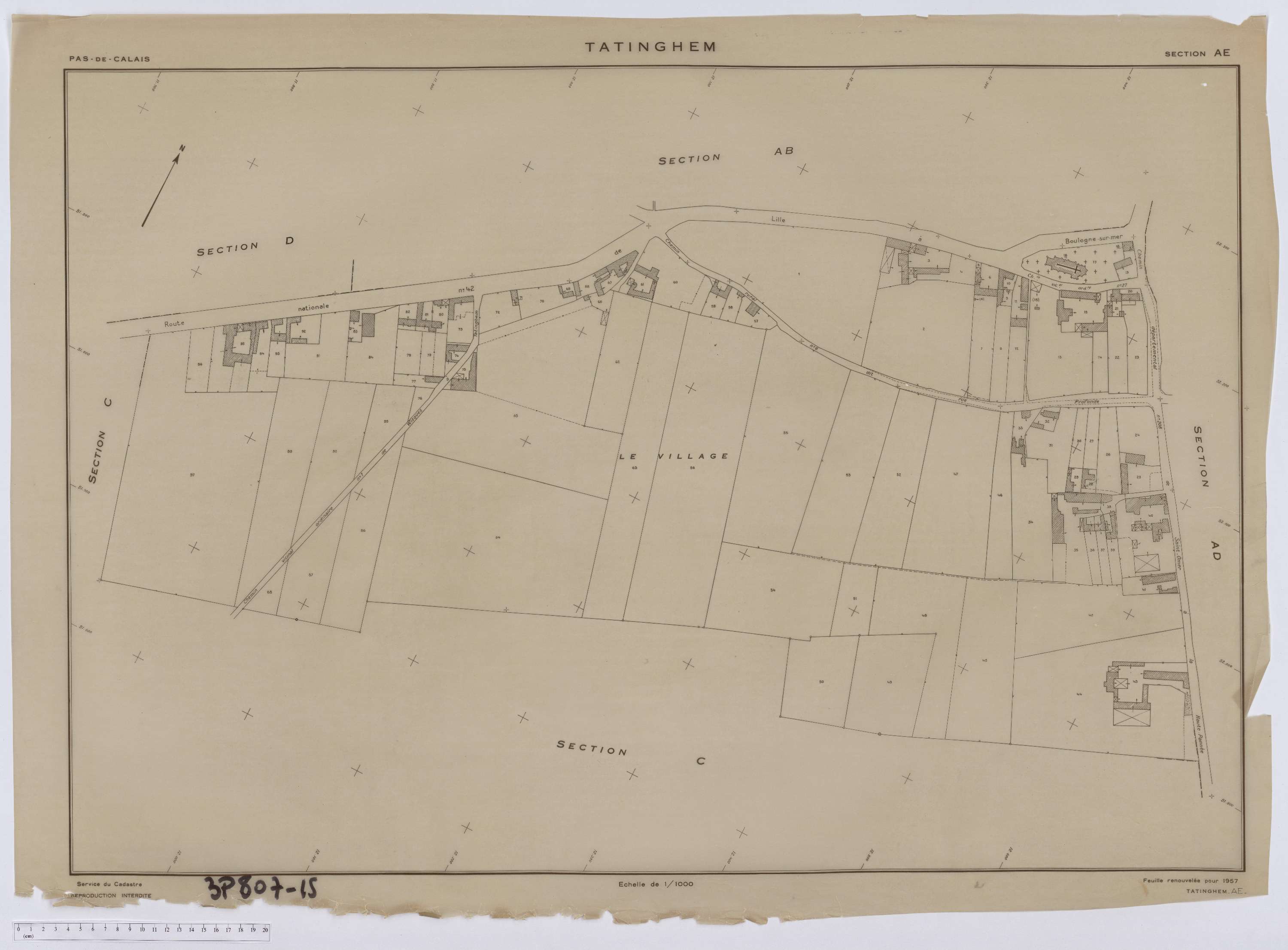 Tatinghem - Section AE.