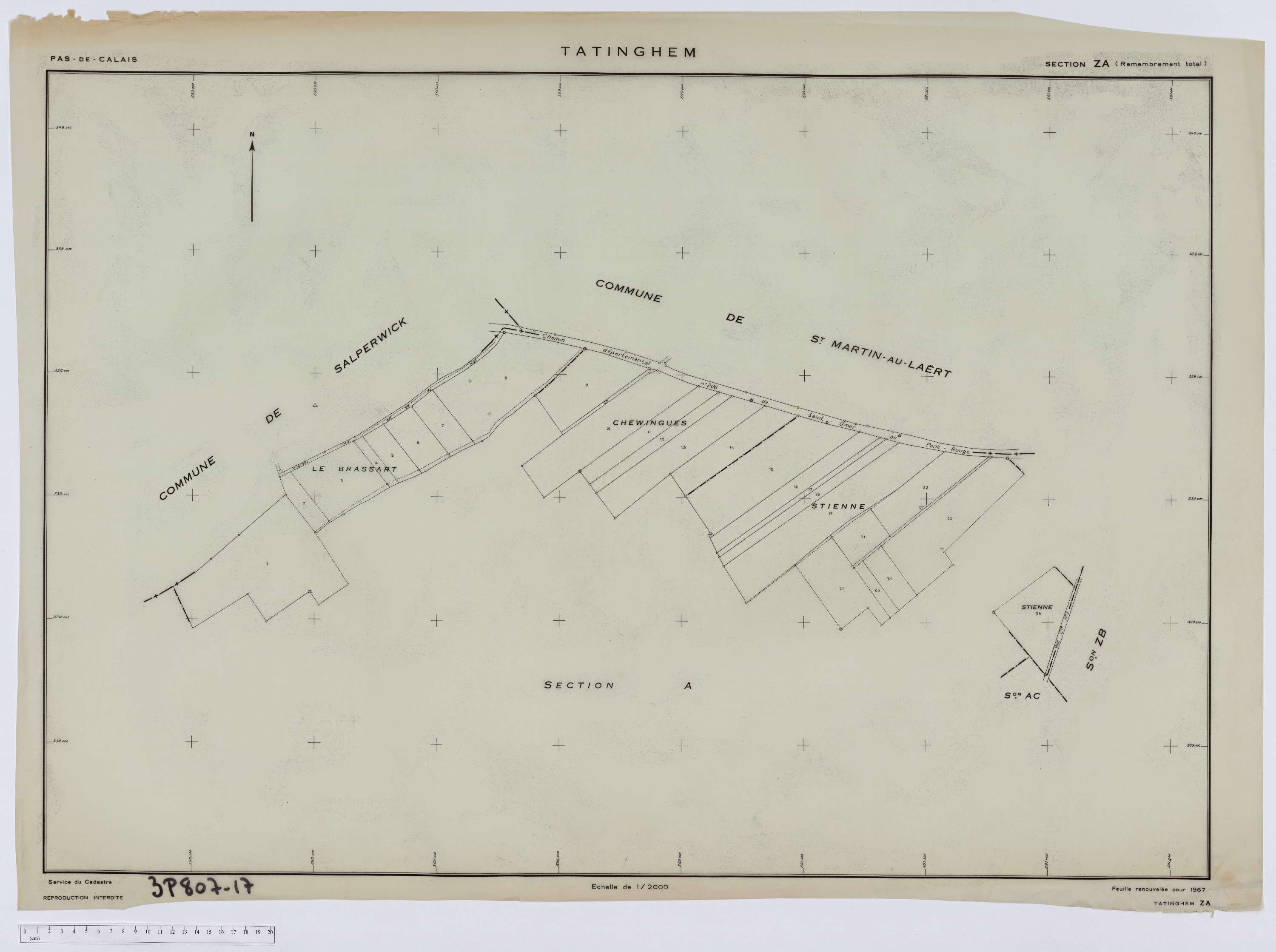 Tatinghem - Section ZA.