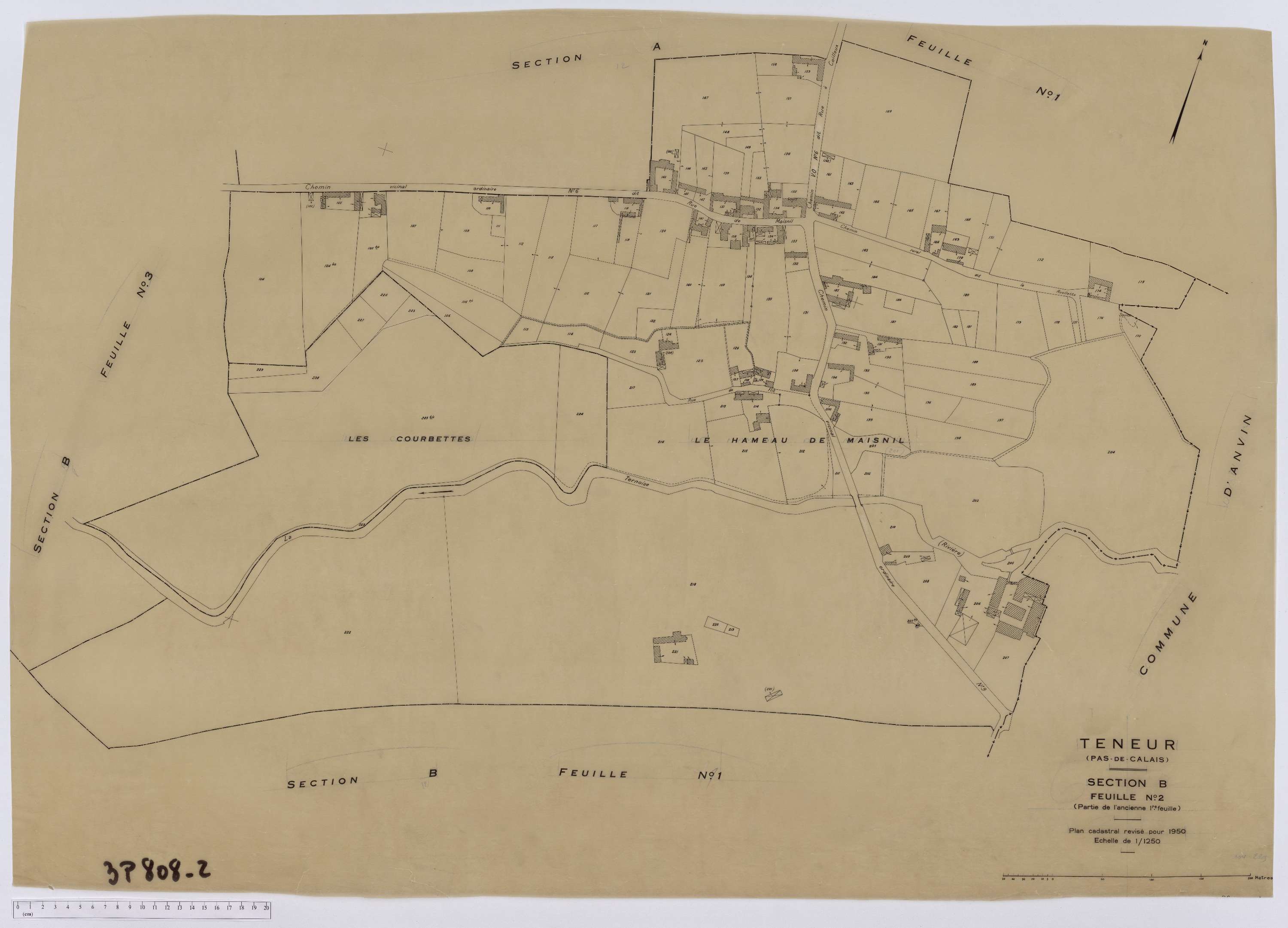 Teneur - Section B, feuille 2.