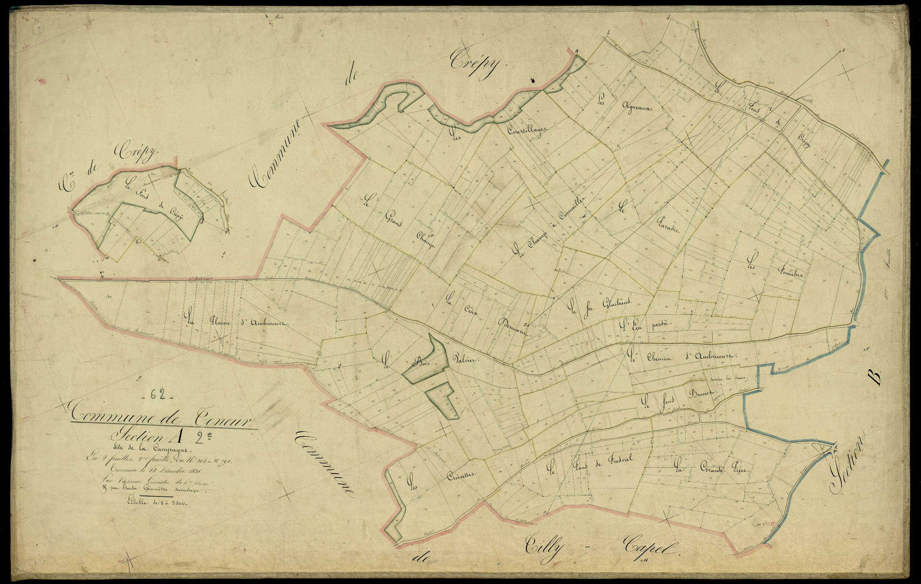 Teneur - Section A, 2e feuille