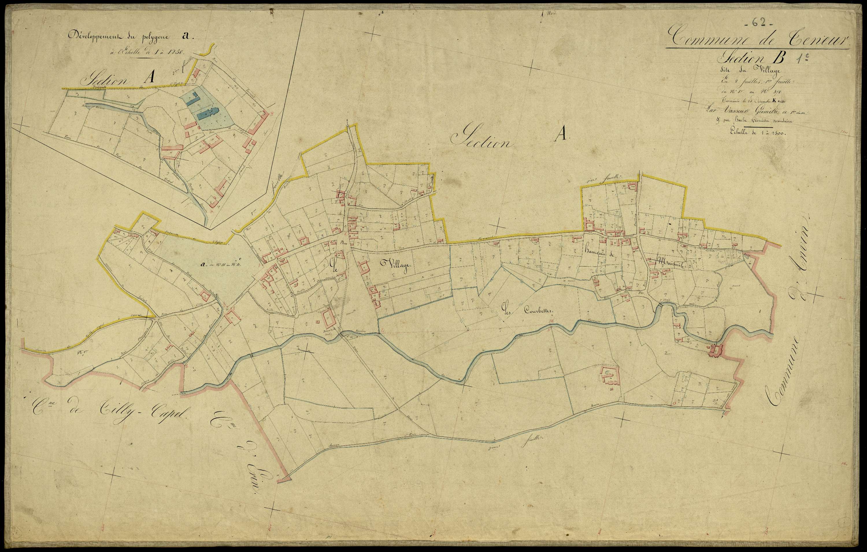 Teneur - Section B, 1re feuille
