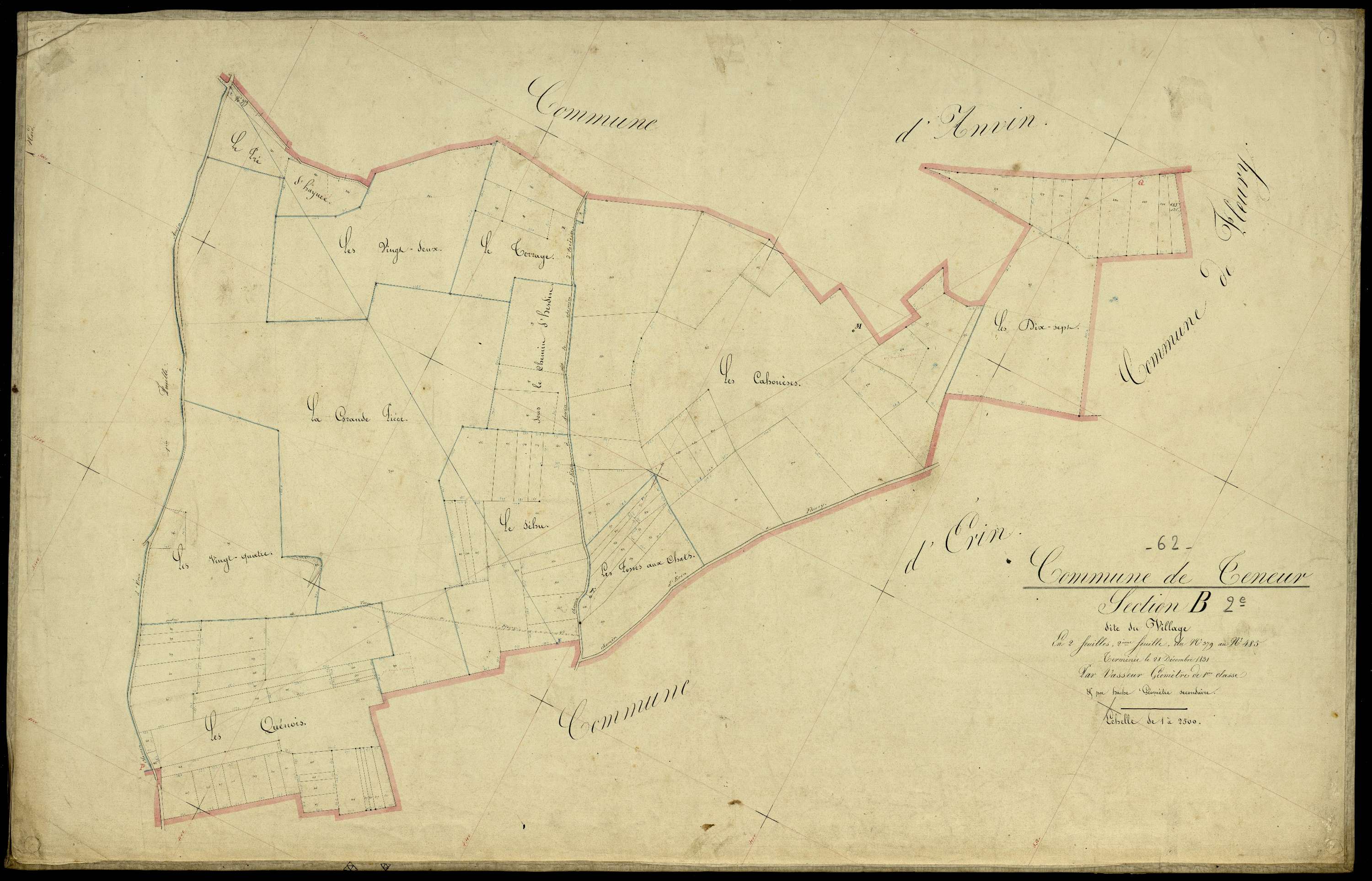Teneur - Section B, 2e feuille