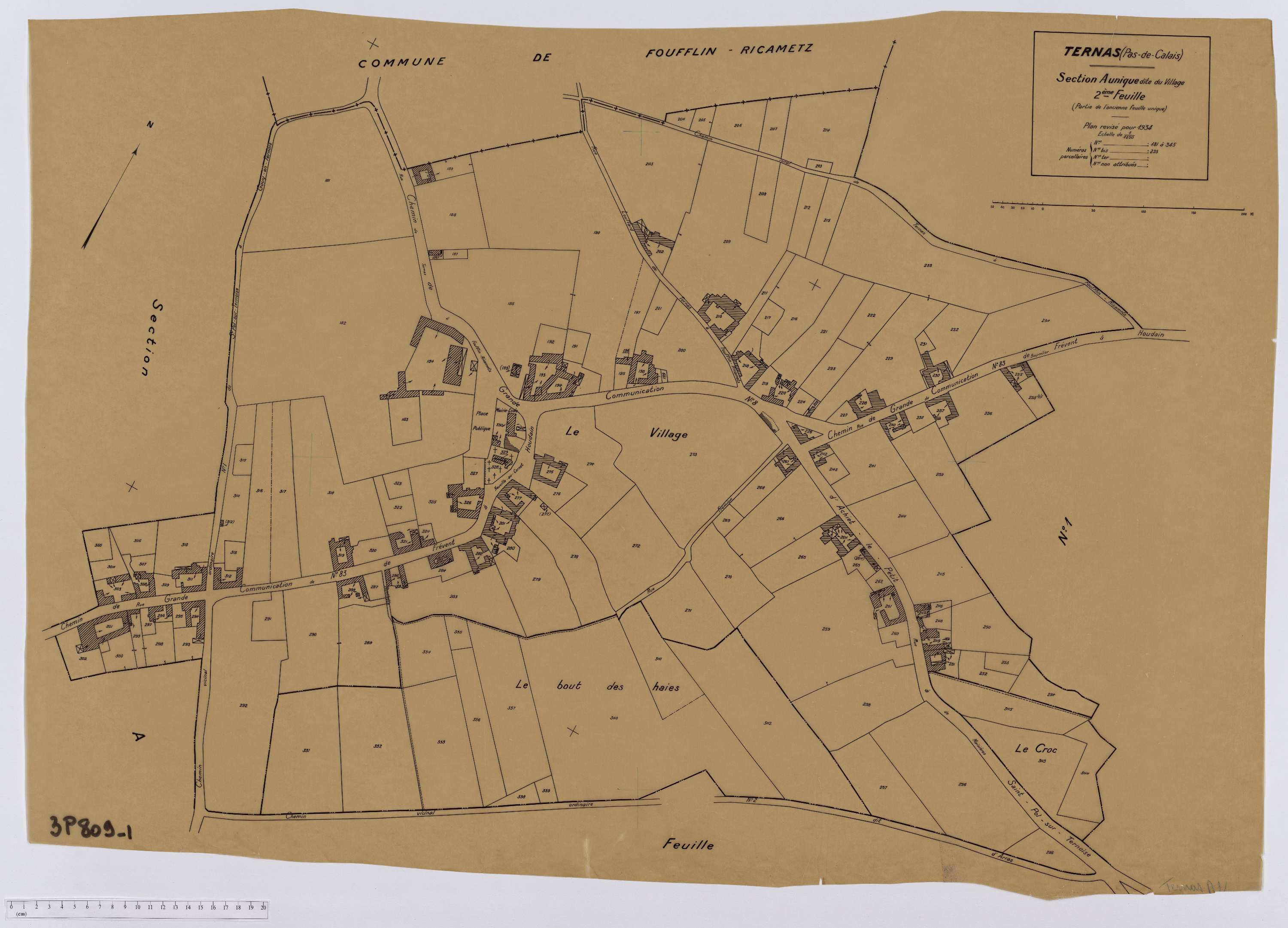 Ternas - Section A, feuille 2.