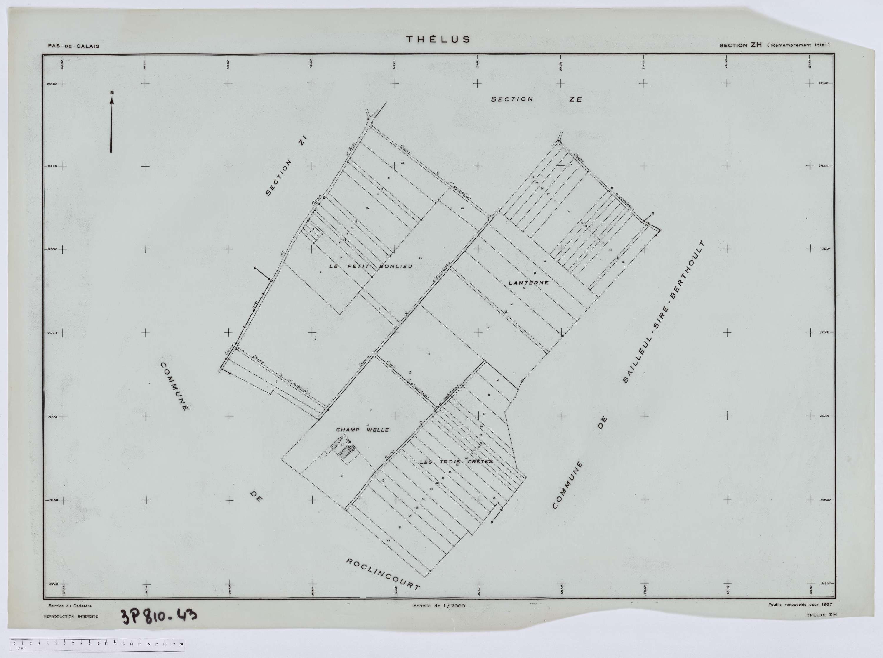 Thélus - Section ZH.
