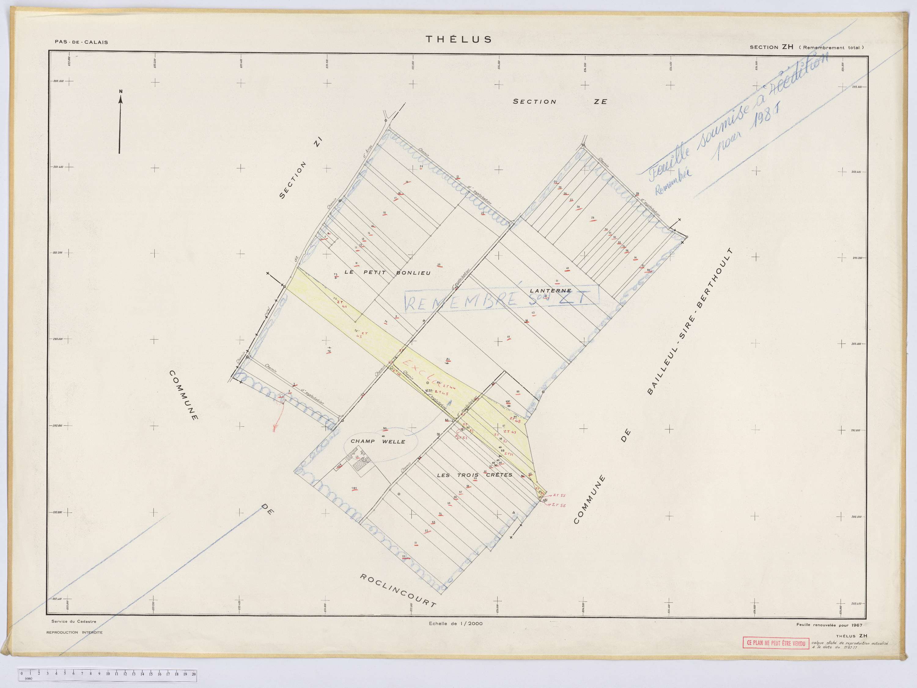 Thélus - Section ZH.