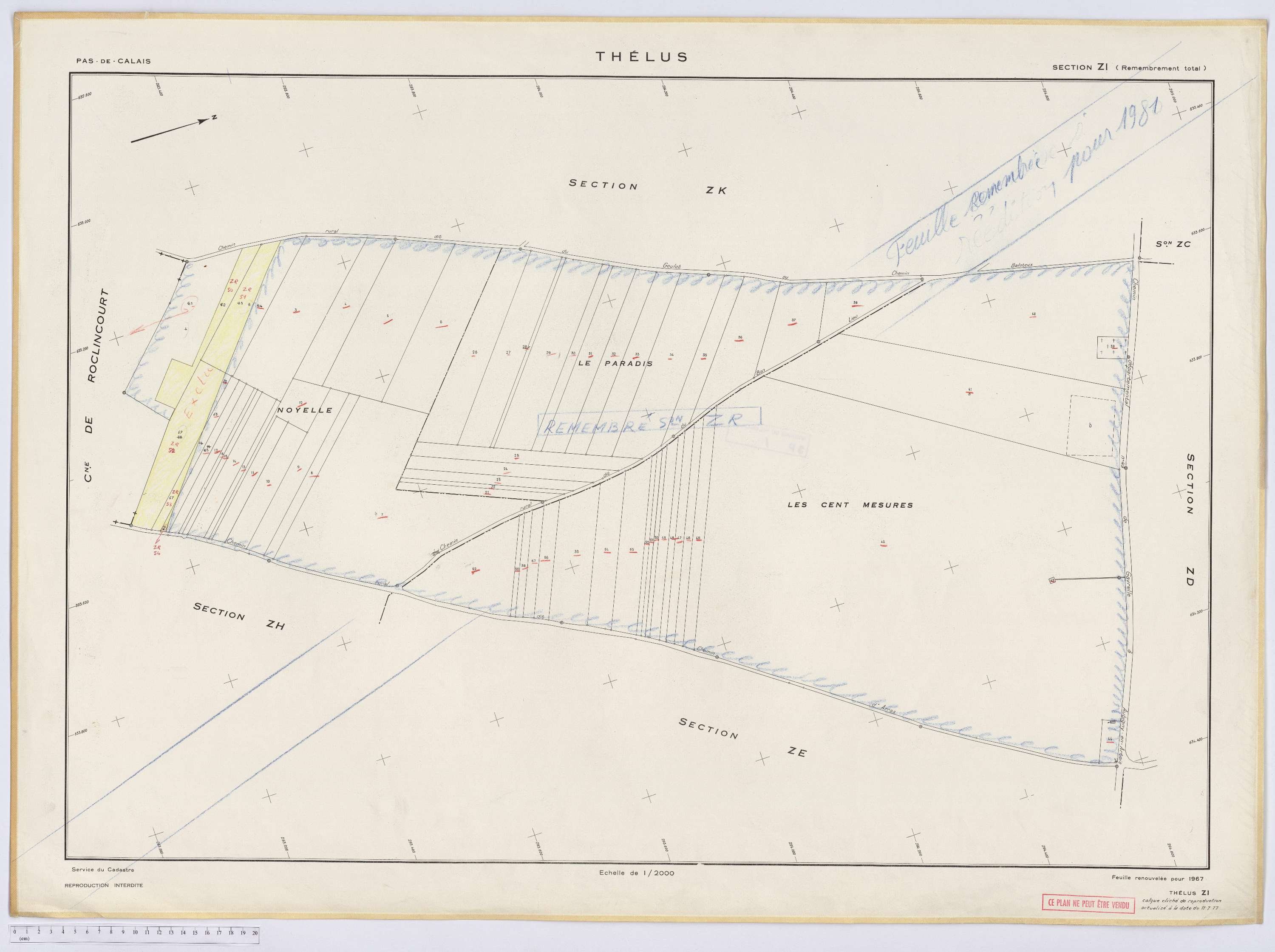 Thélus - Section ZI.