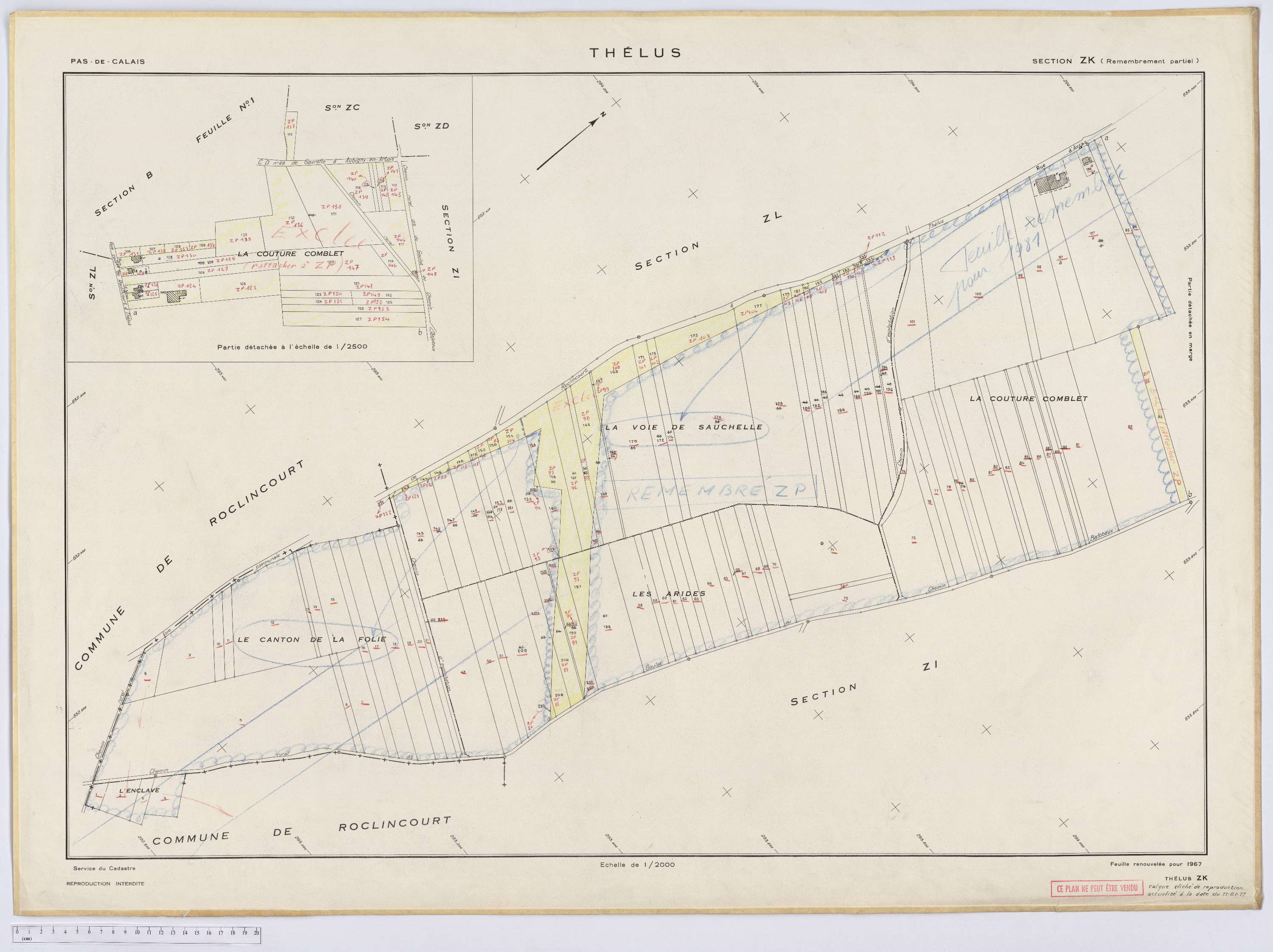 Thélus - Section ZK.