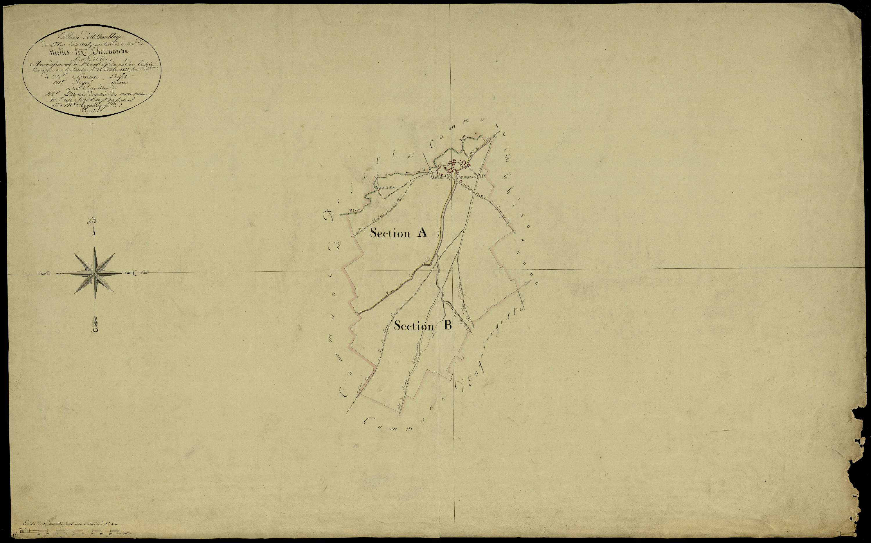Thérouanne - Tableau d'assemblage