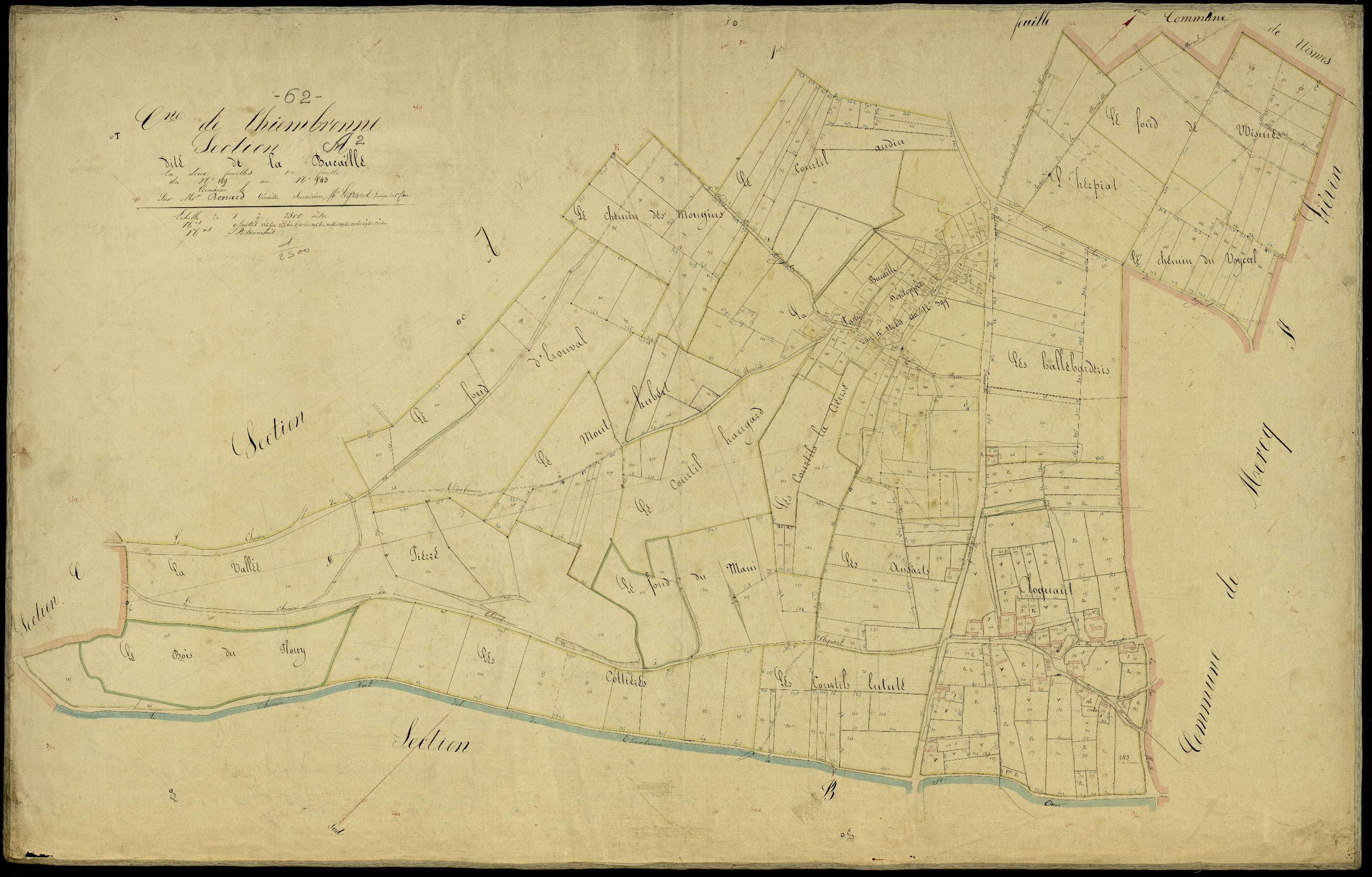 Thiembronne - Section A, 2e feuille