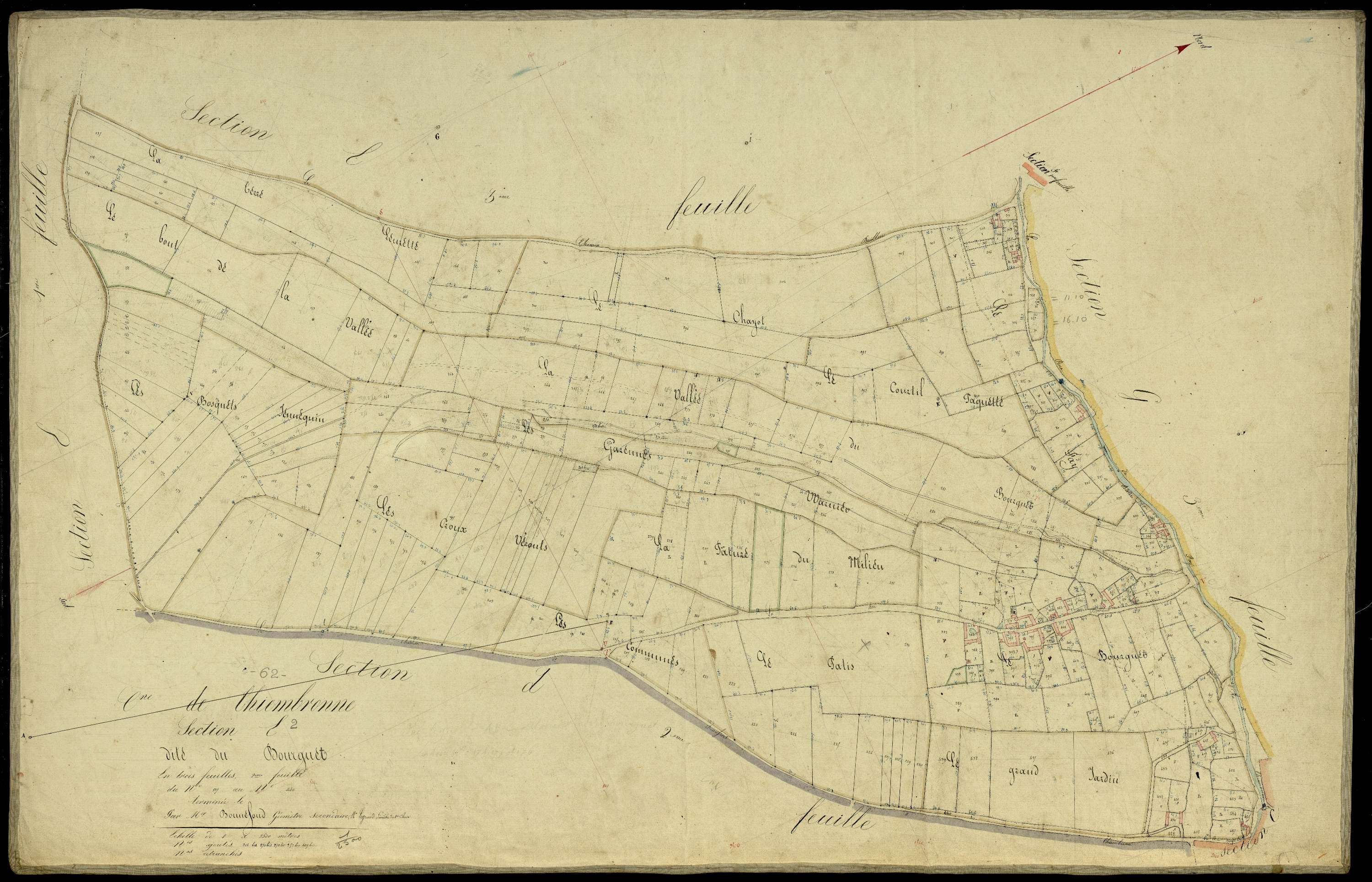 Thiembronne - Section E, 2e feuille