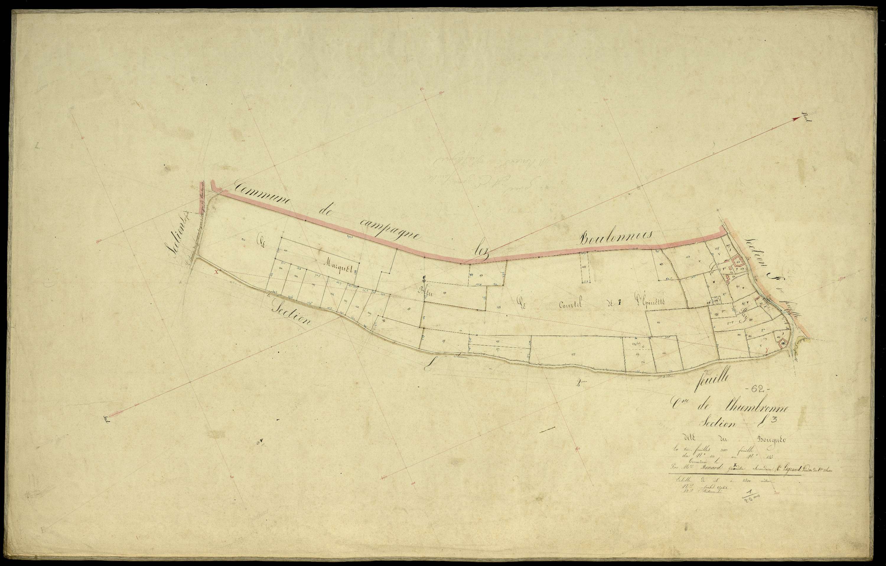 Thiembronne - Section E, 3e feuille
