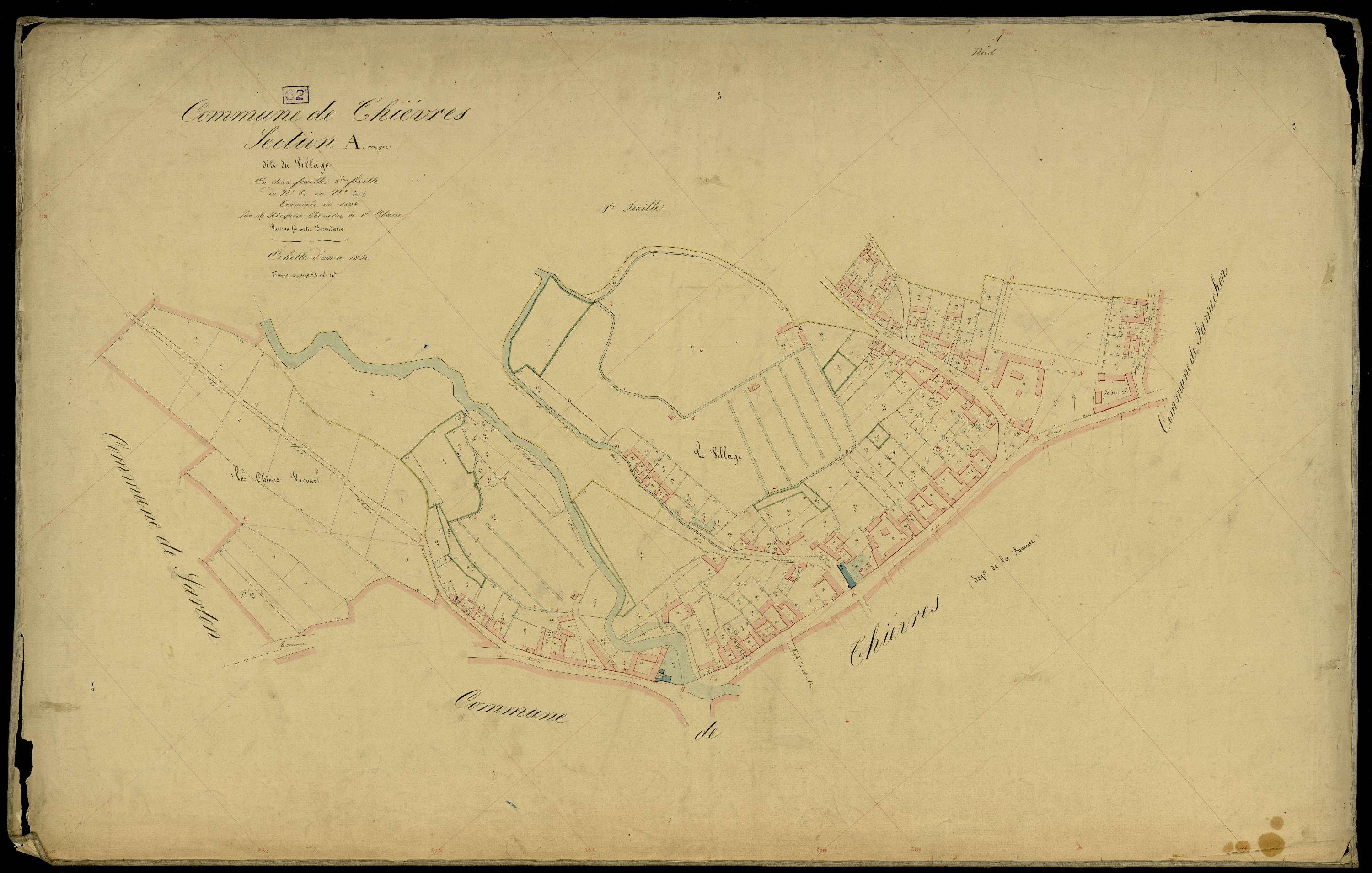 Thièvres - Section A, 2e feuille