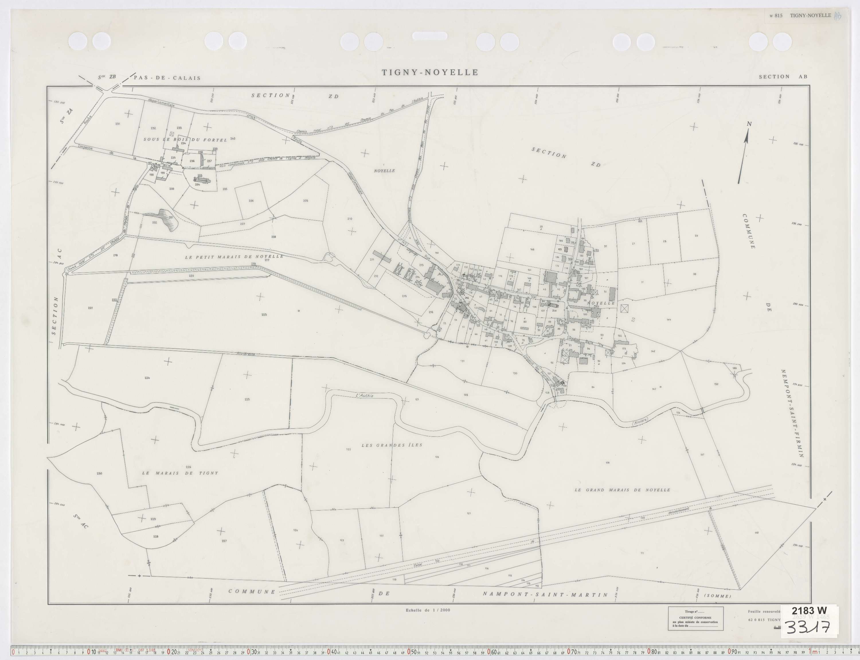 Tigny-Noyelle - Section AB.