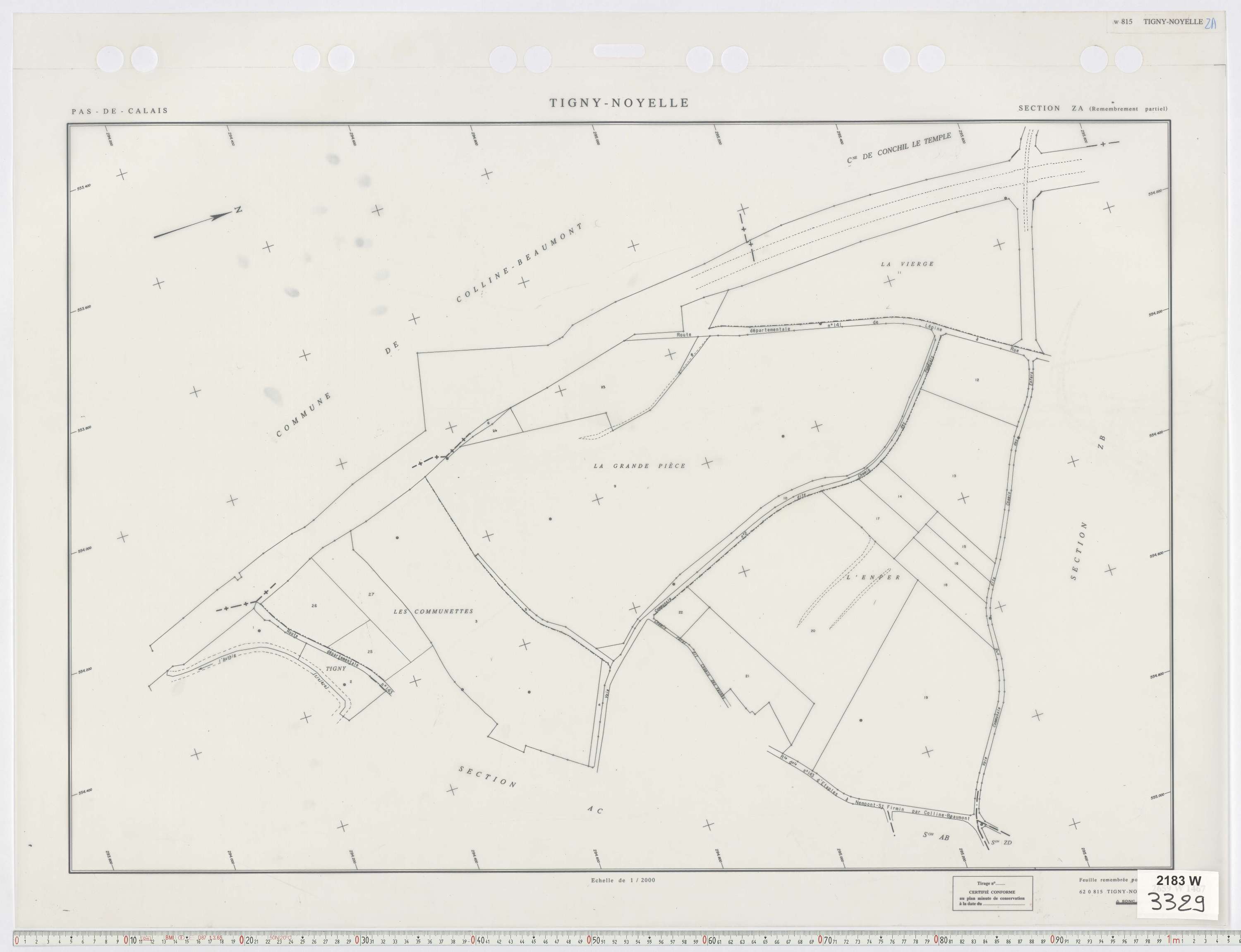 Tigny-Noyelle - Section ZA.