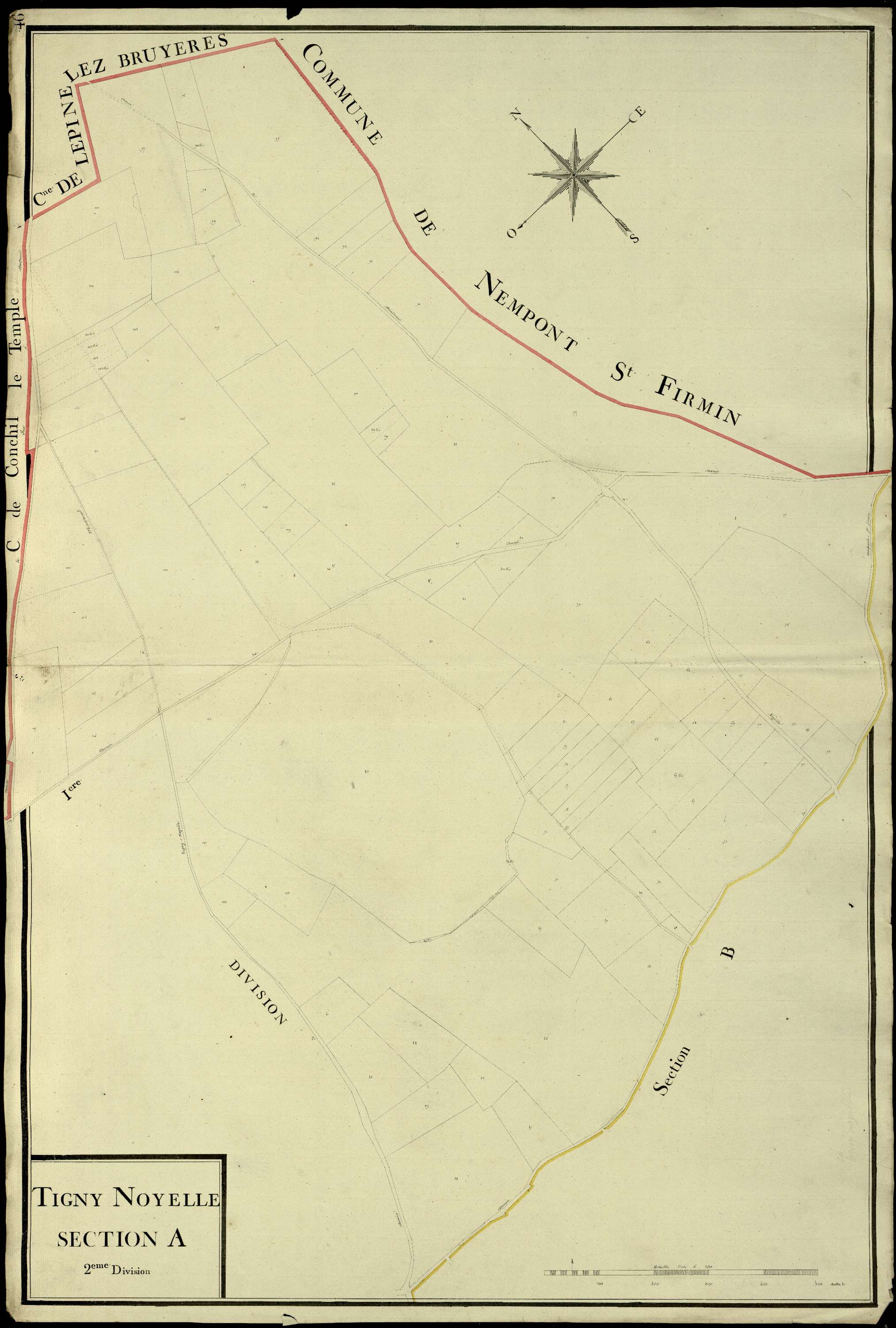 Tigny-Noyelle - Section A, 2e feuille