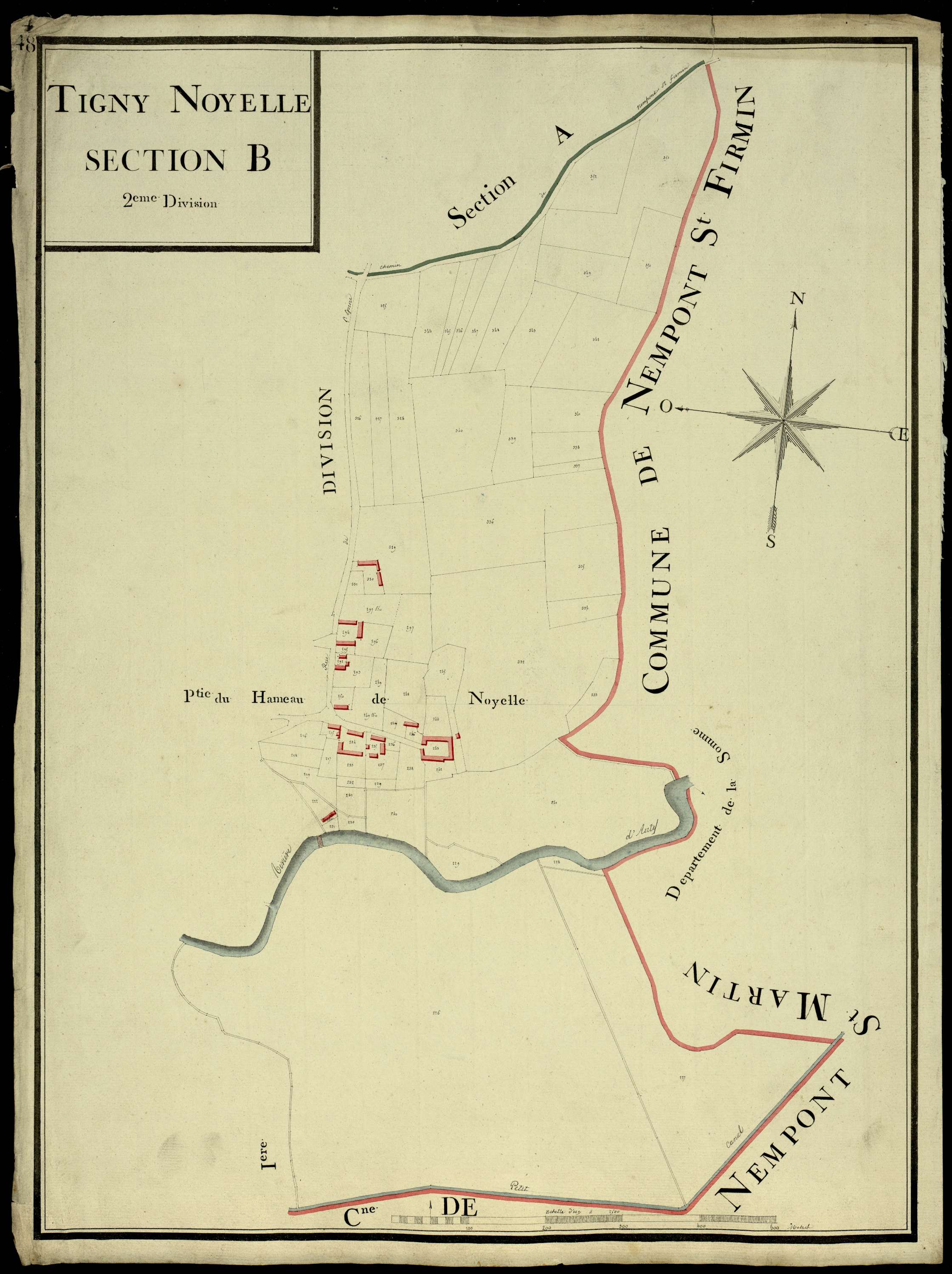 Tigny-Noyelle - Section B, 2e feuille