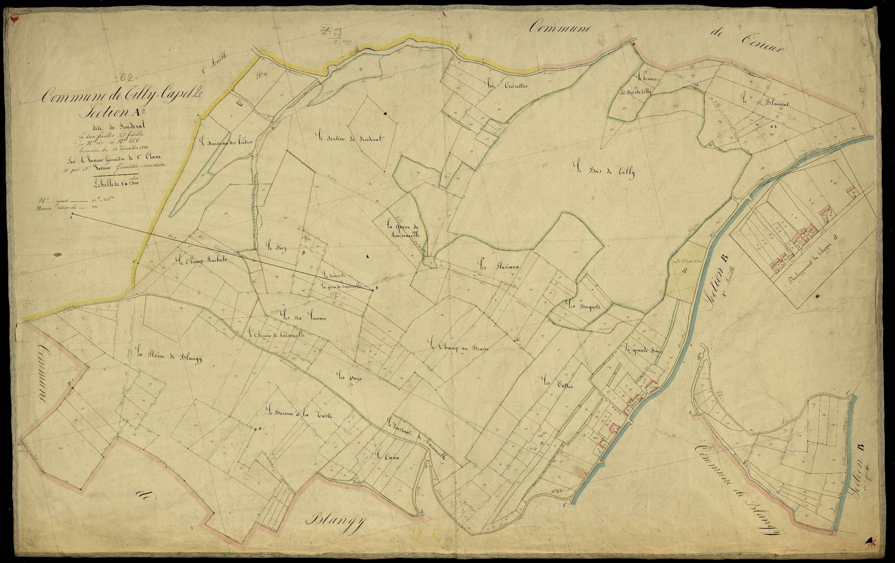 Tilly-Capelle - Section A, 2e feuille