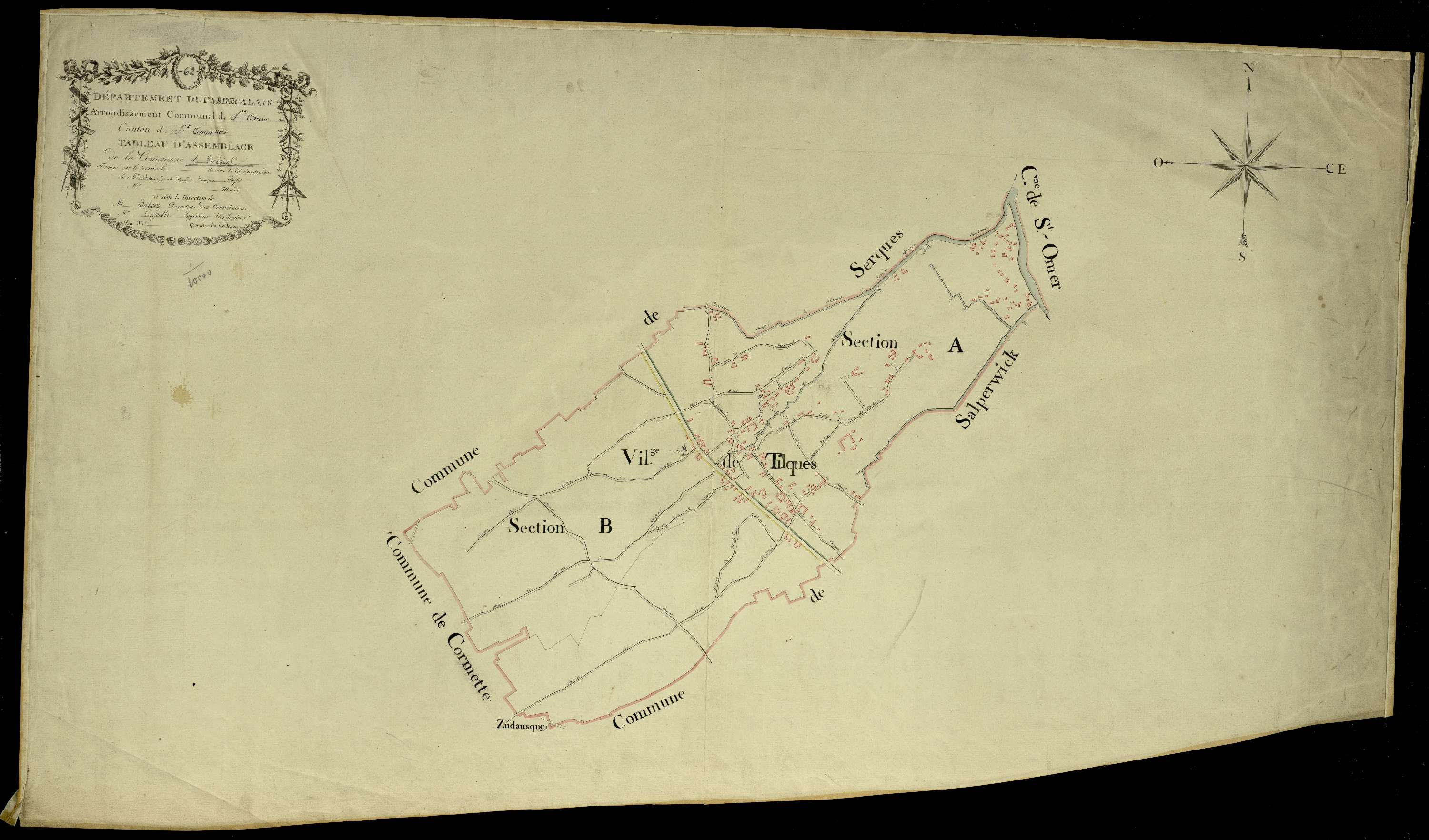 Tilques - Tableau d'assemblage