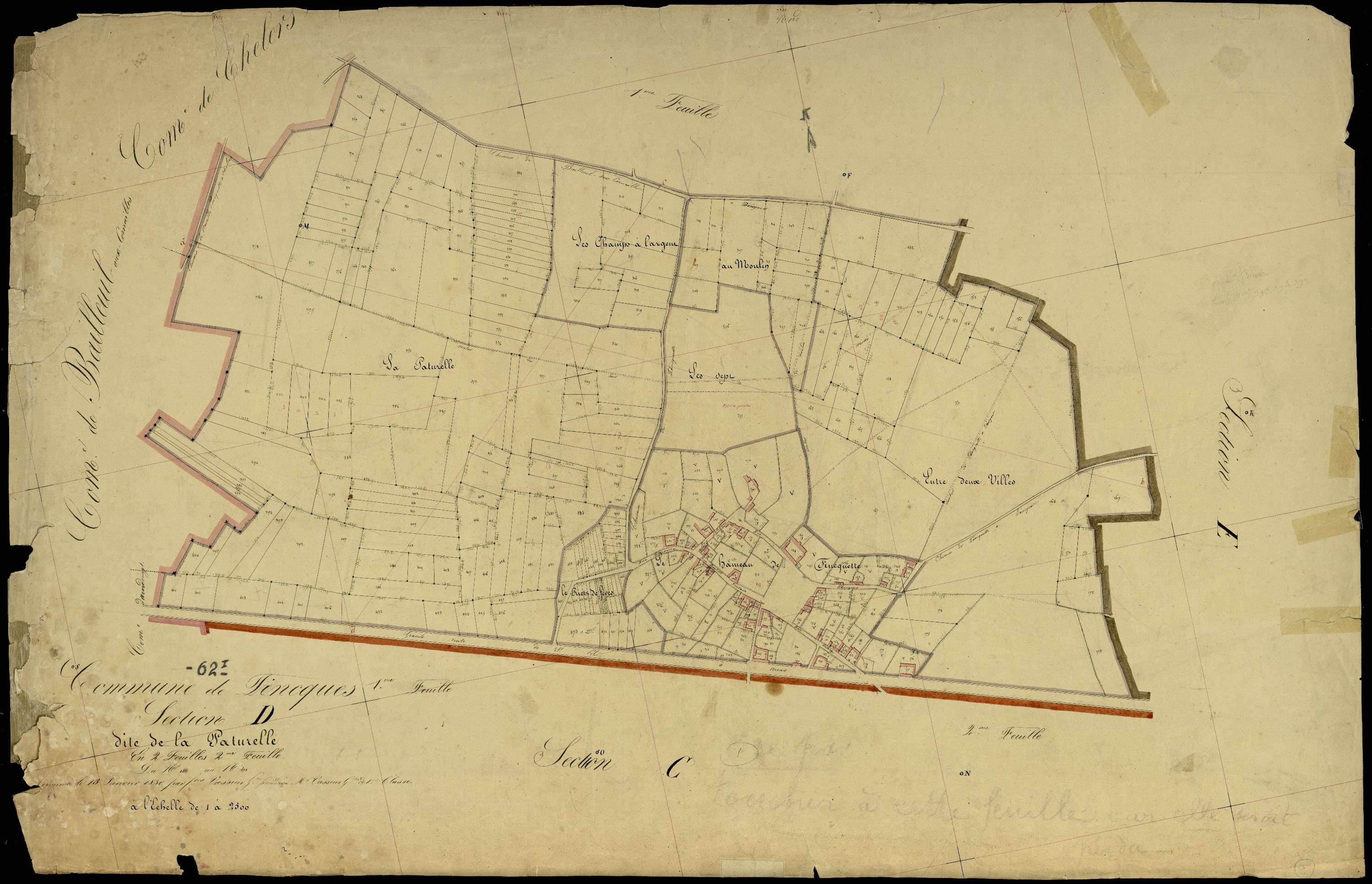 Tincques - Section D, 2e feuille