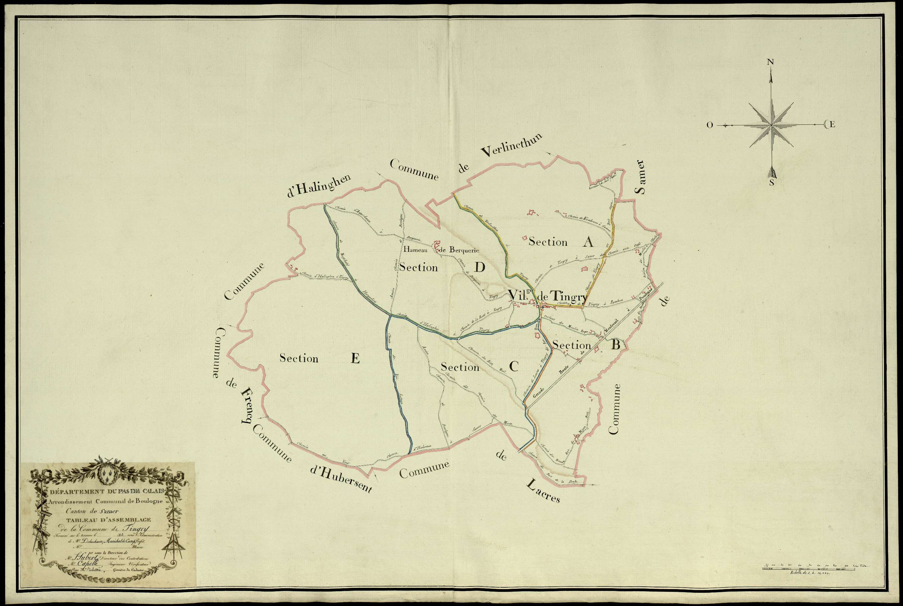Tingry - Tableau d'assemblage