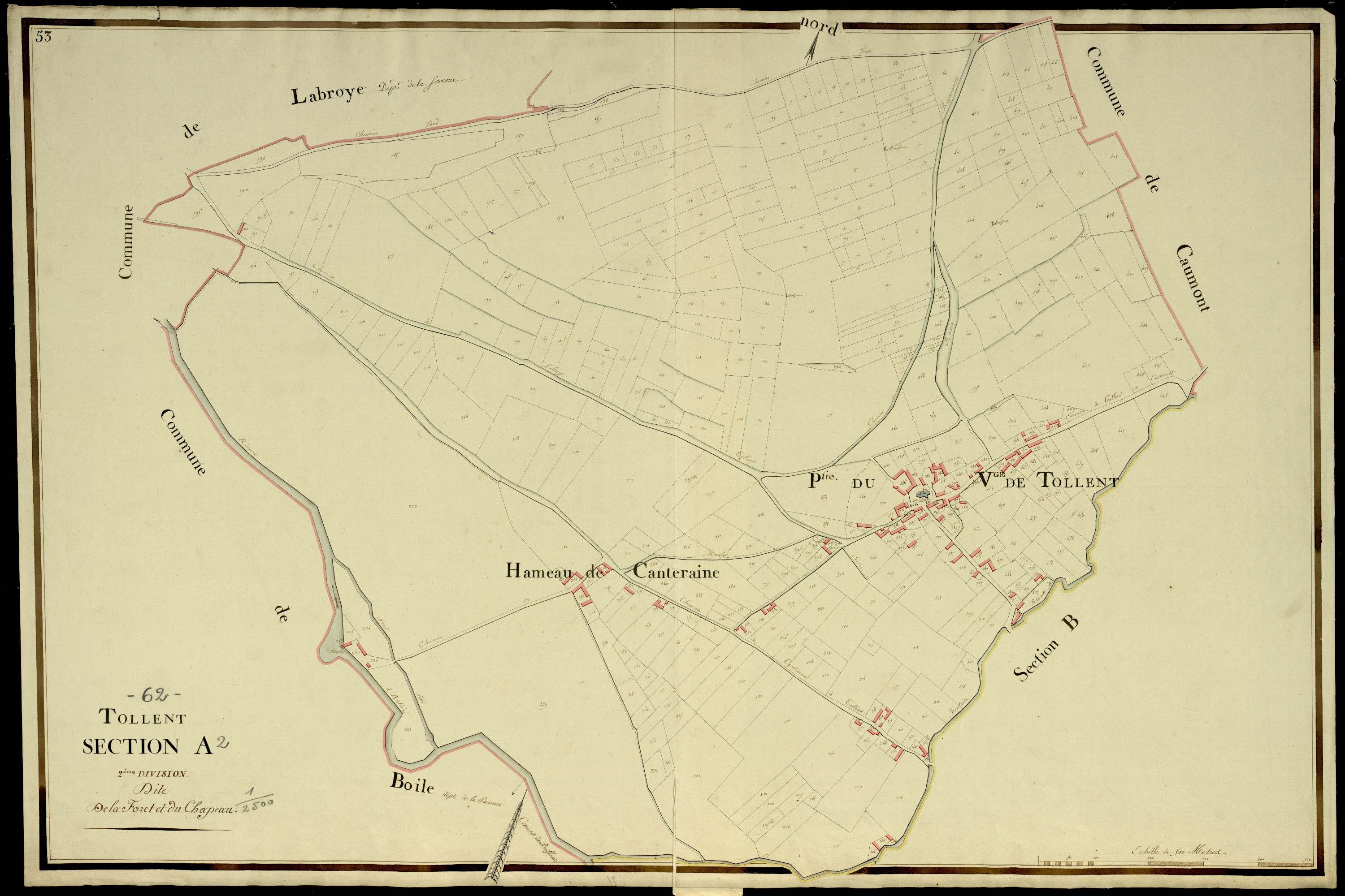 Tollent - Section A, 2e feuille