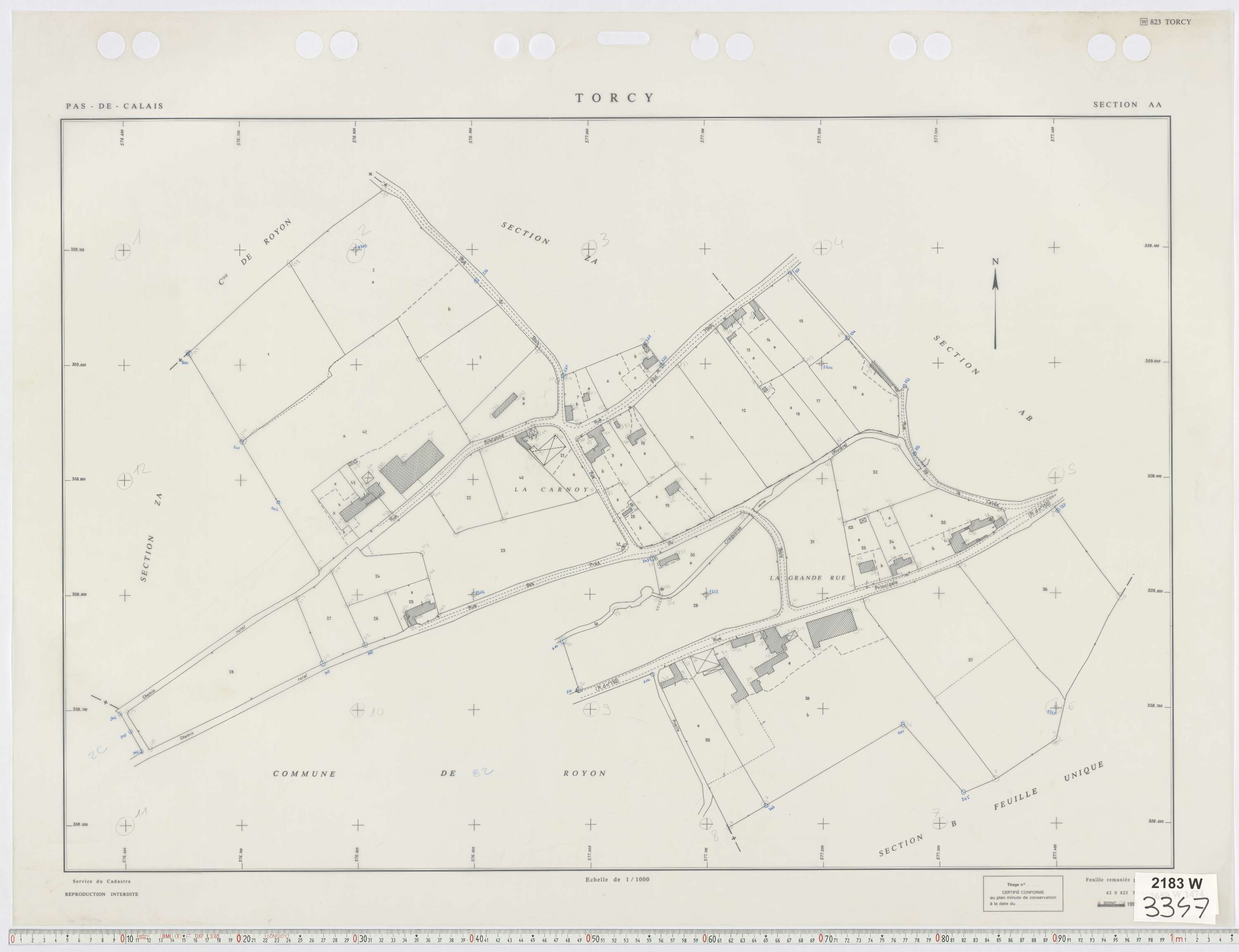 Torcy - Section AA.