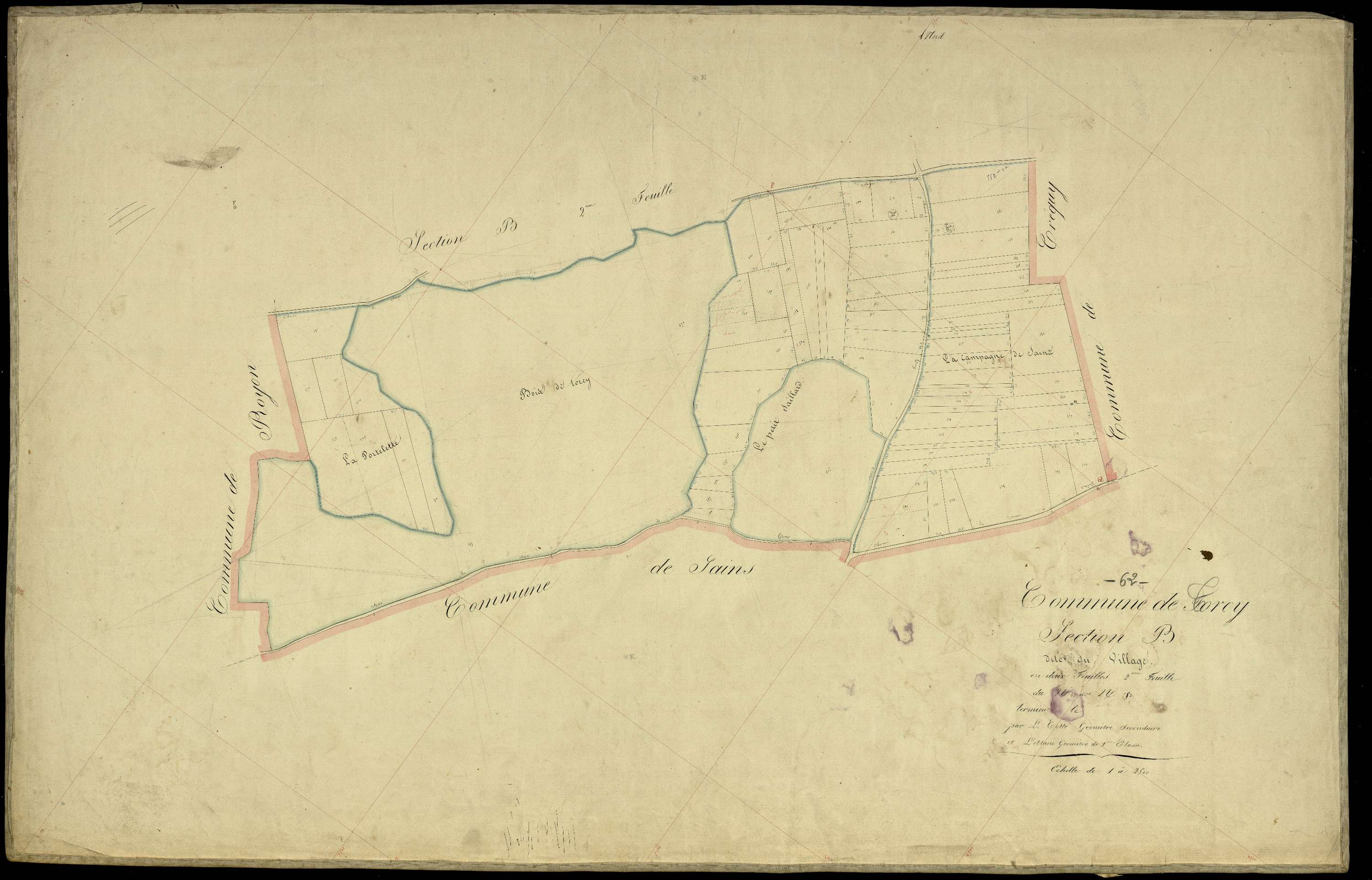 Torcy - Section B, 2e feuille