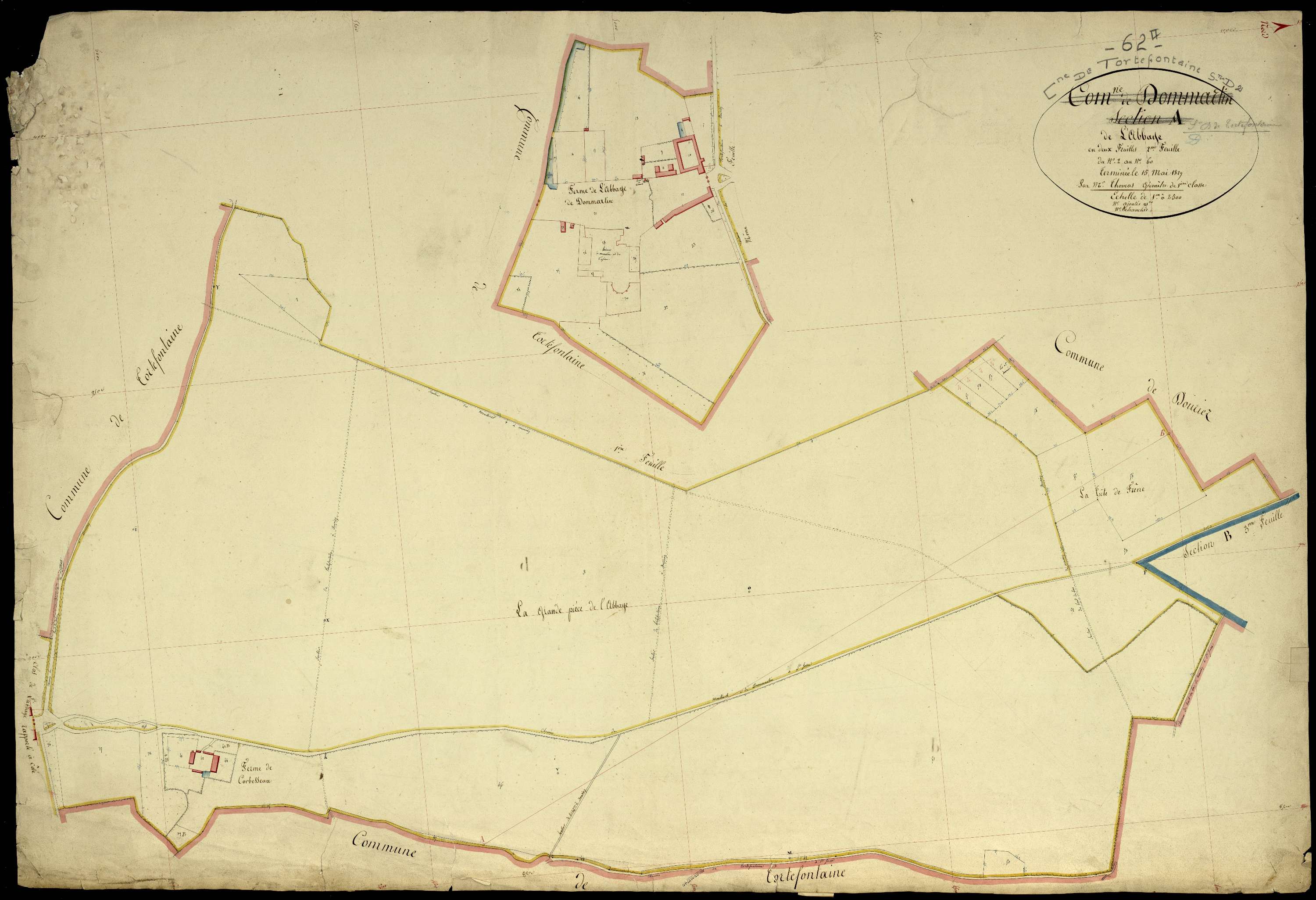 Tortefontaine - Section A, 2e feuille
