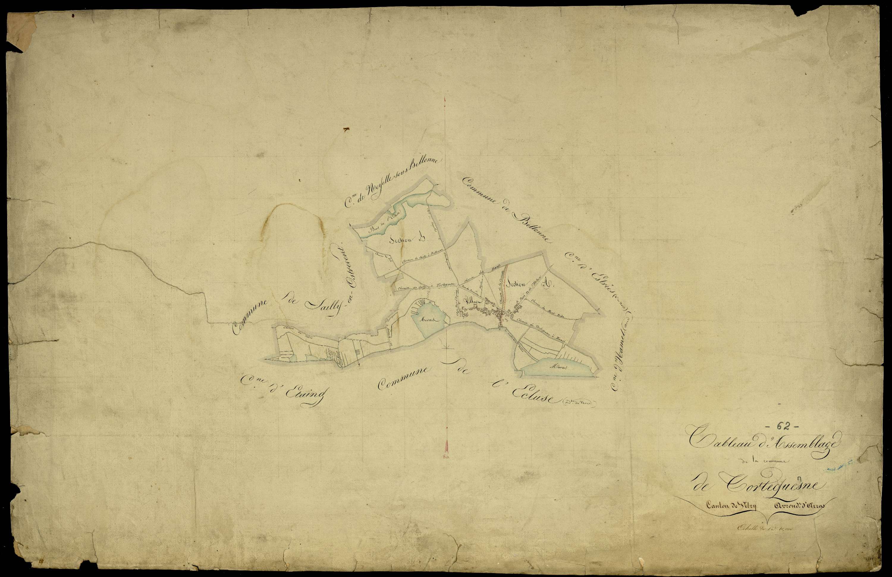 Tortequesne - Tableau d'assemblage