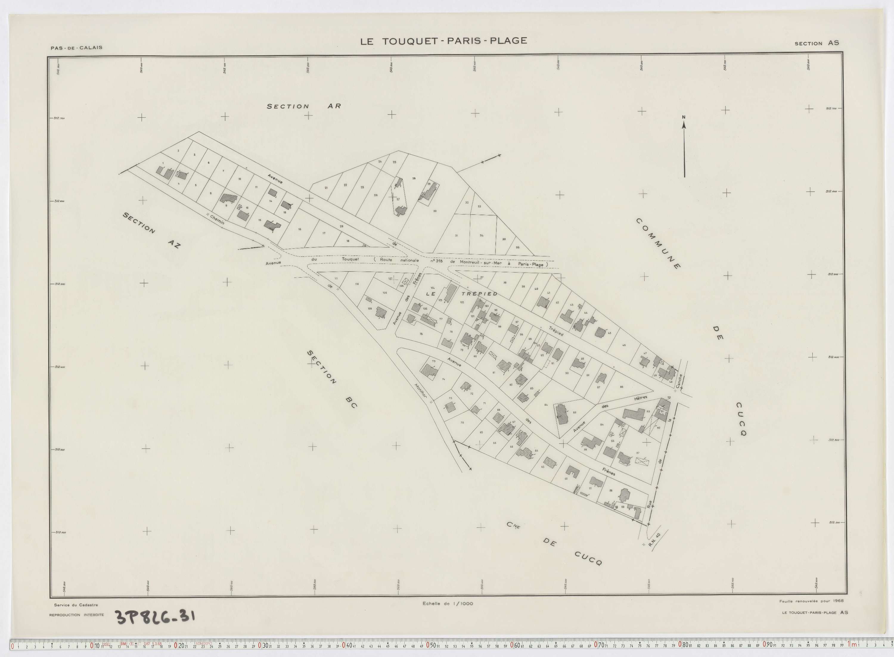 Le Touquet-Paris-Plage - Section AS.
