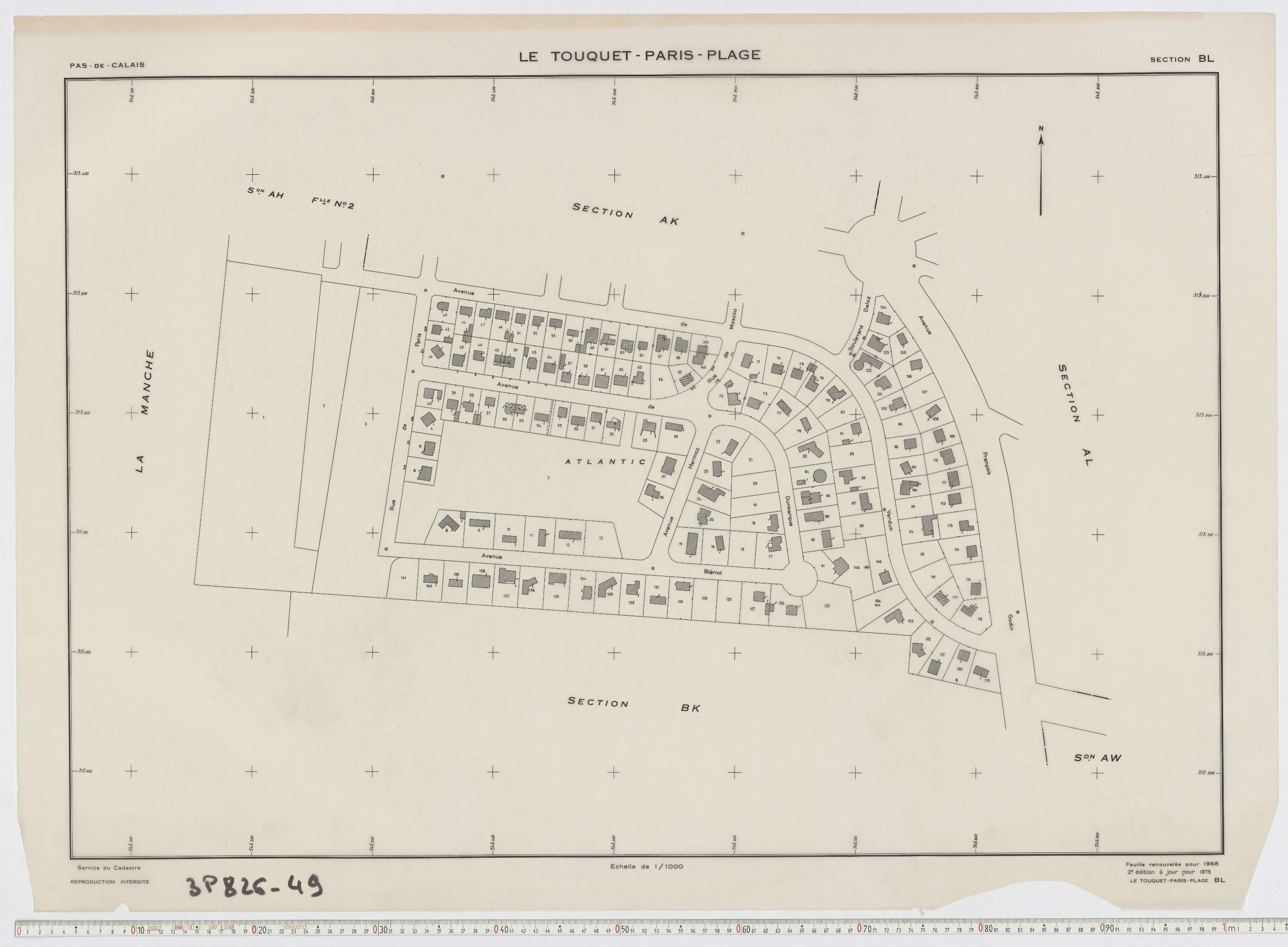Le Touquet-Paris-Plage - Section BL.