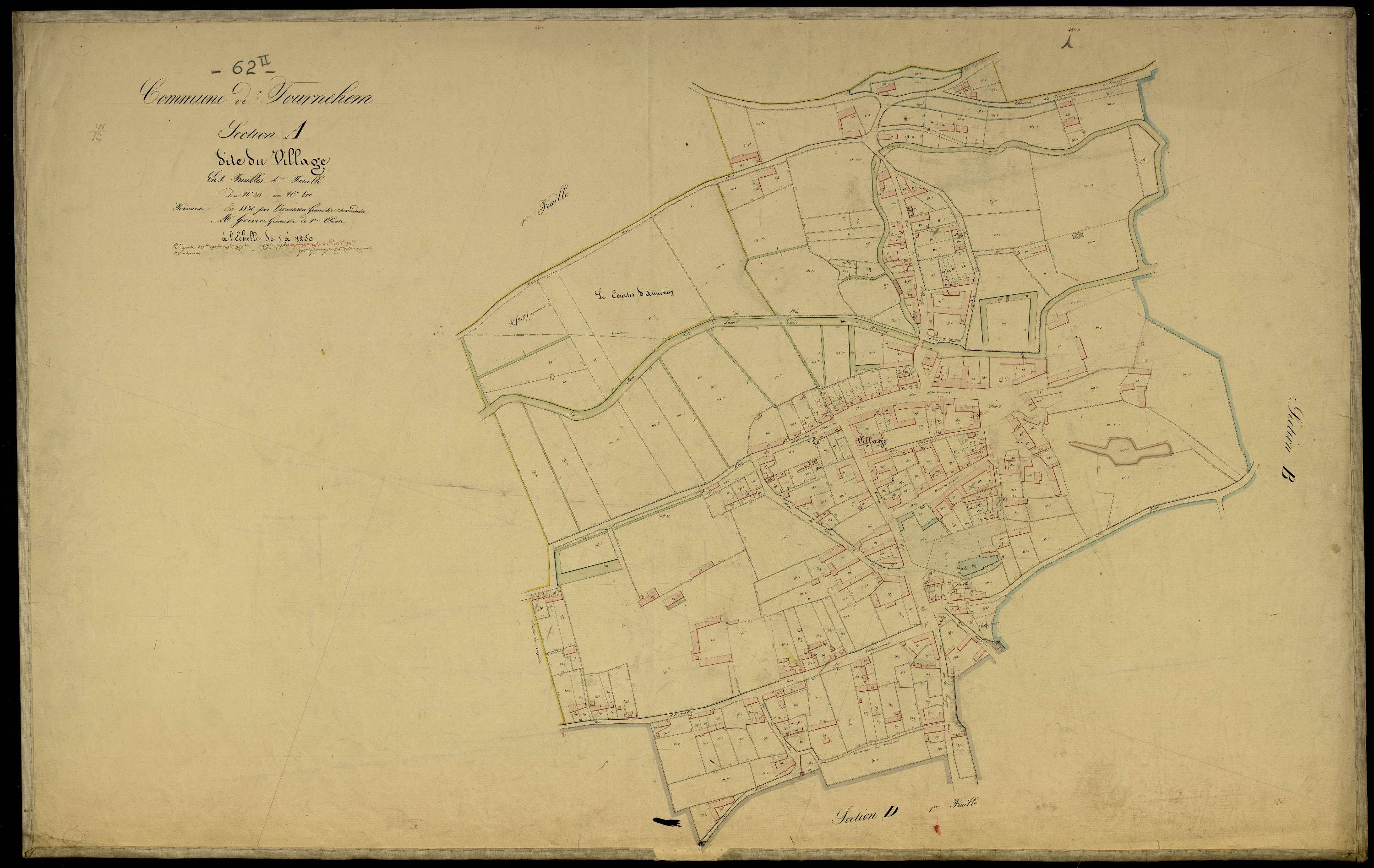 Tournehem-sur-la-Hem - Section A, 2e feuille