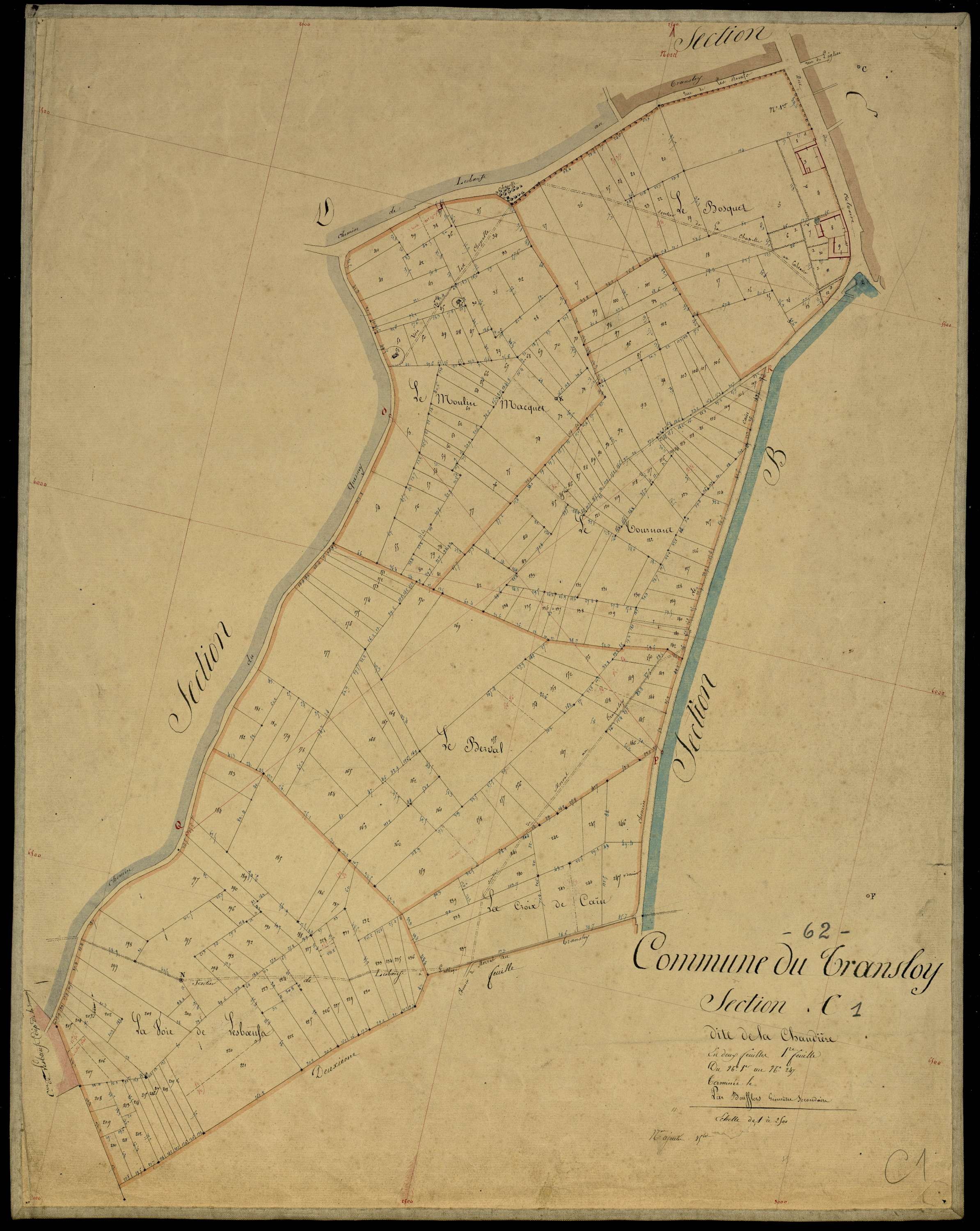Le Transloy - Section C, 1re feuille
