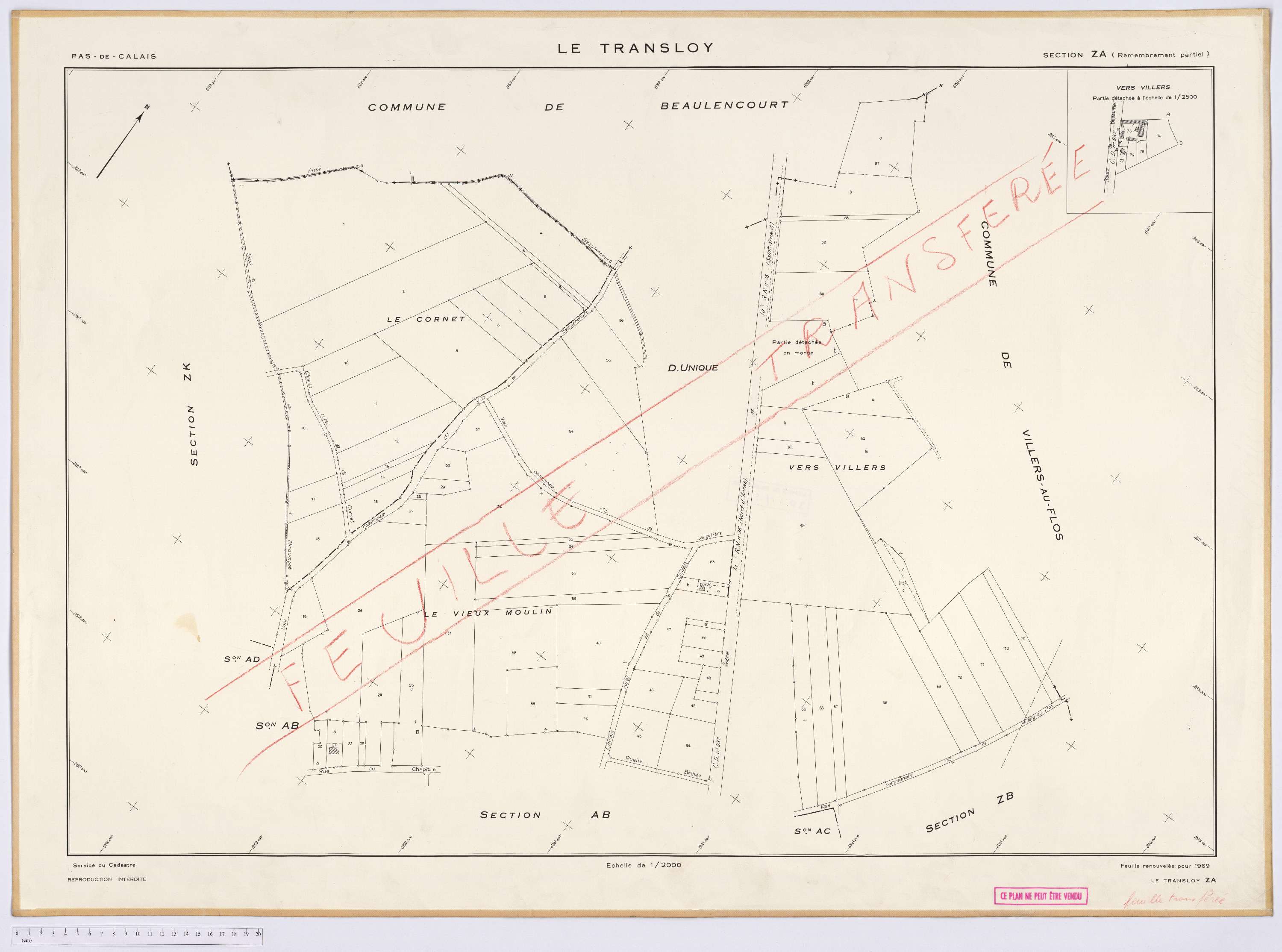 Le Transloy - Section ZA.