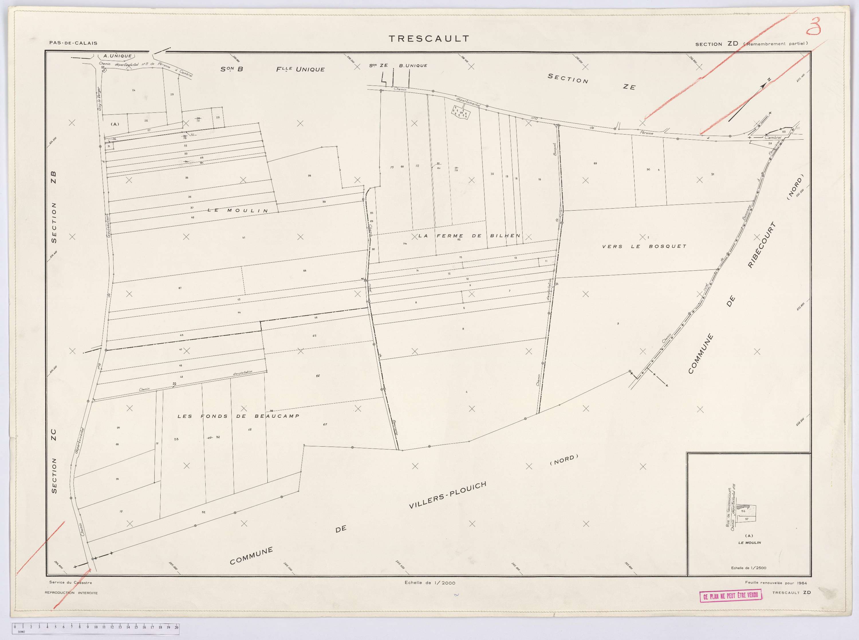 Trescault - Section ZD.