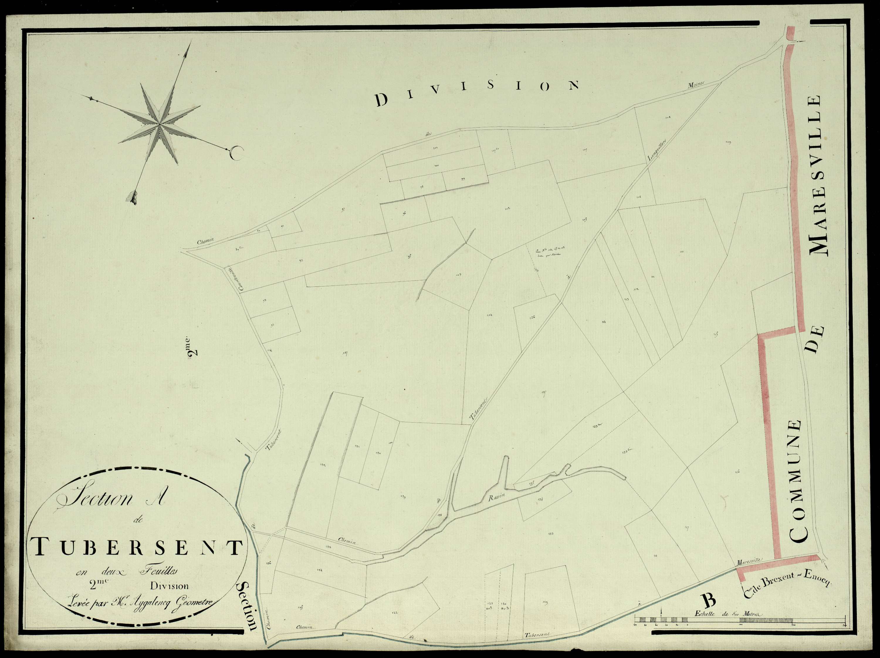Tubersent - Section A, 2e feuille