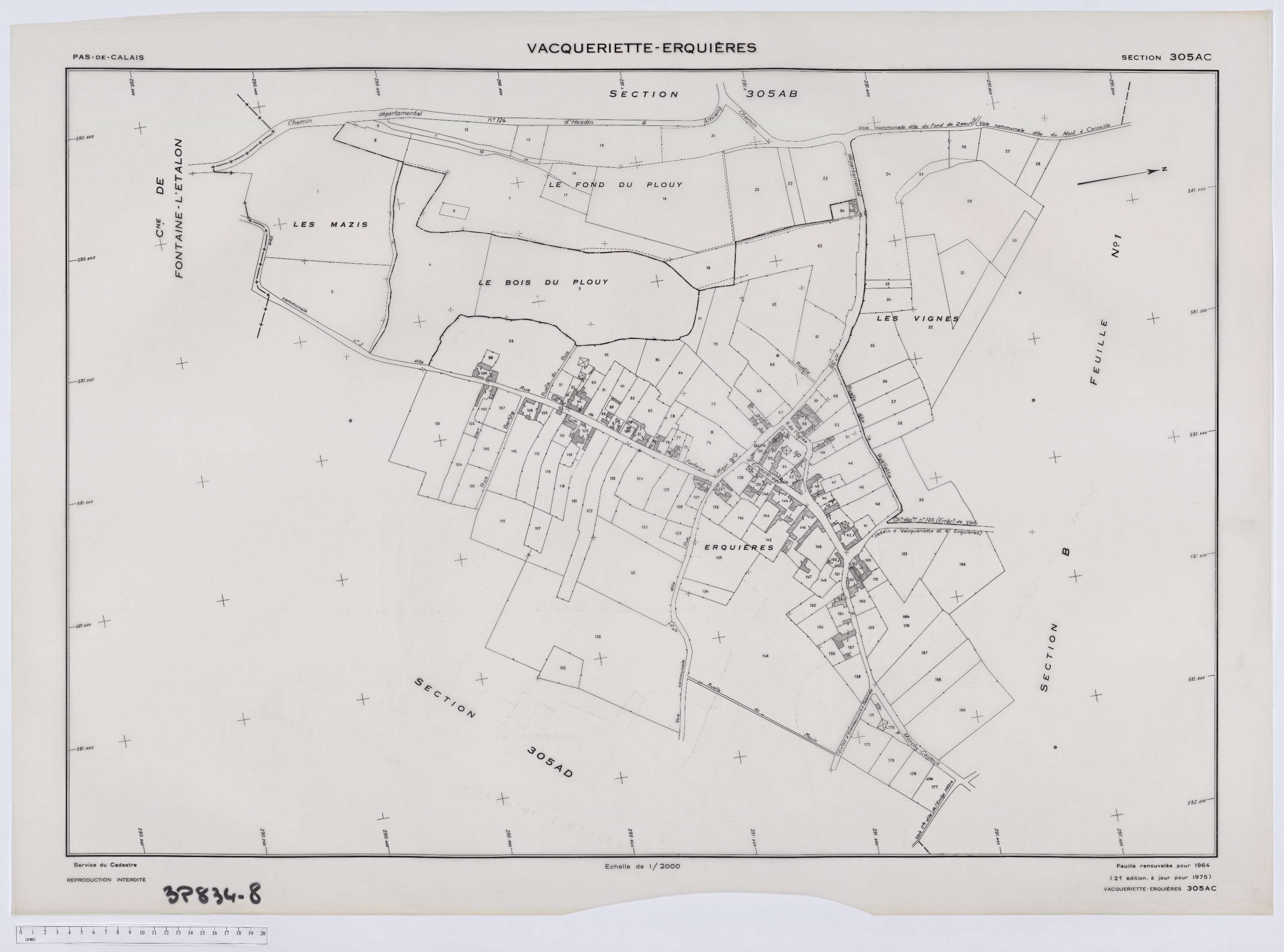 Vacqueriette-Erquières - Section AC.