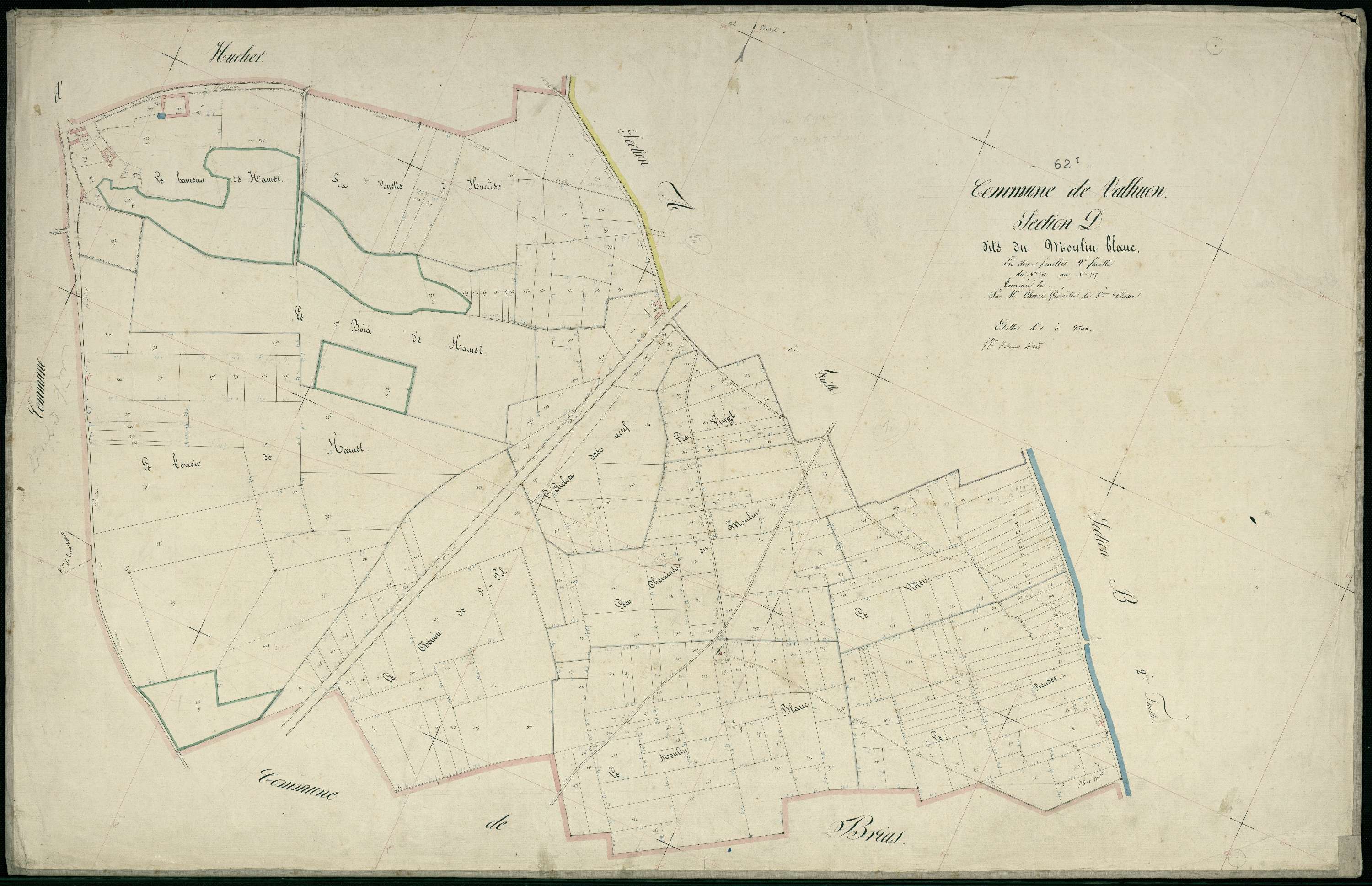 Valhuon - Section D, 2e feuille