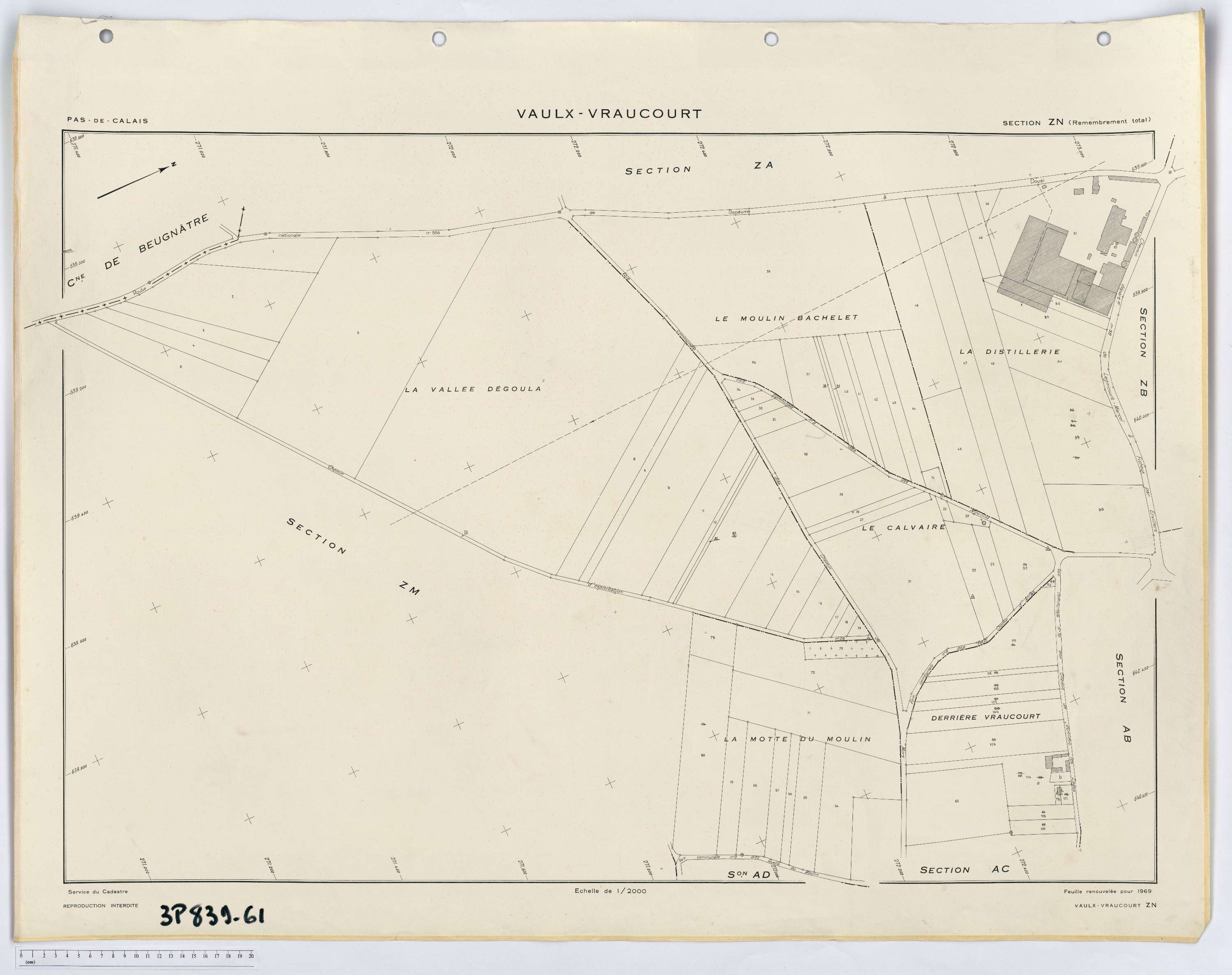 Vaulx - Section ZN.