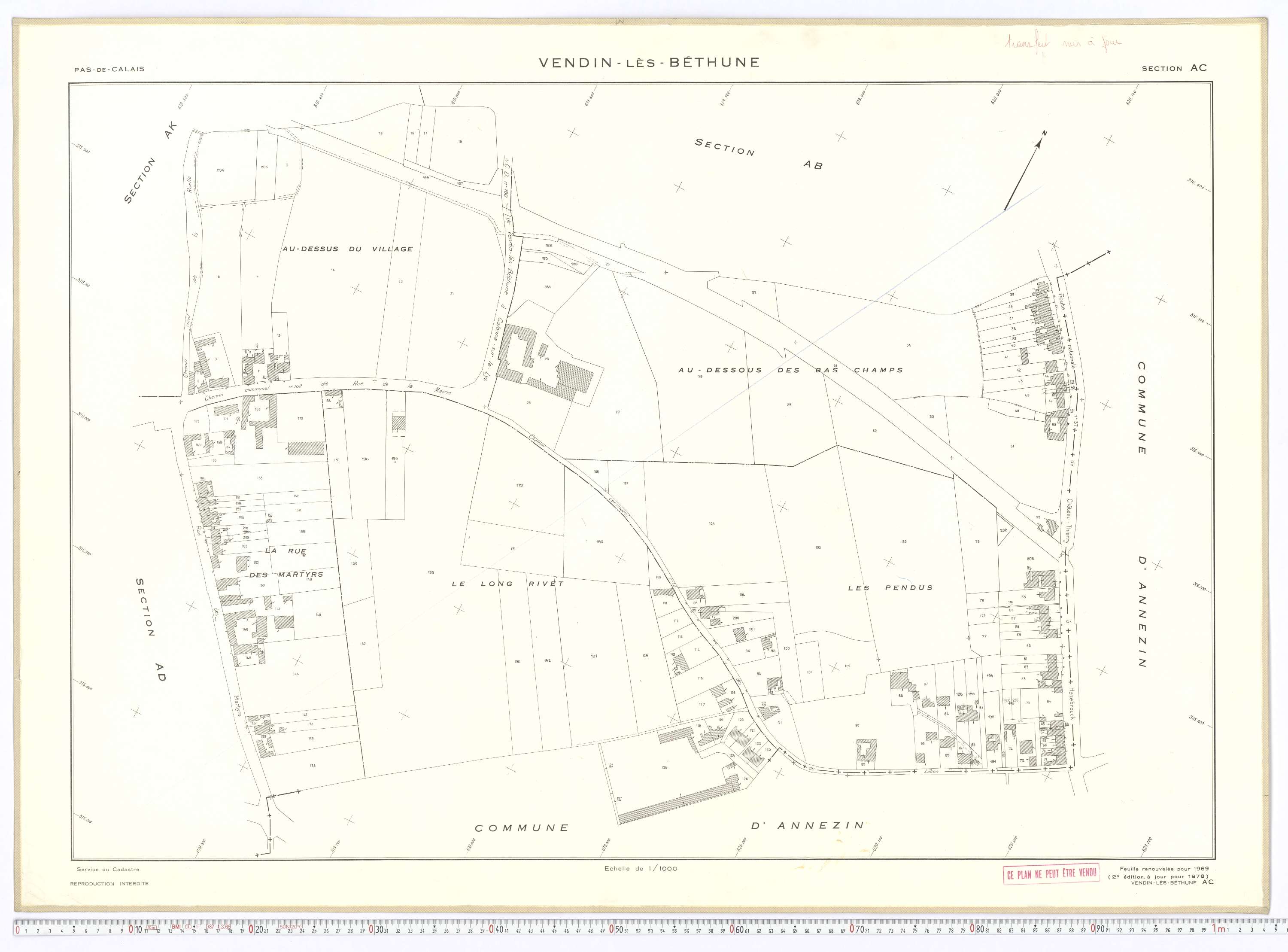 Vendin-lès-Béthune - Section AC.