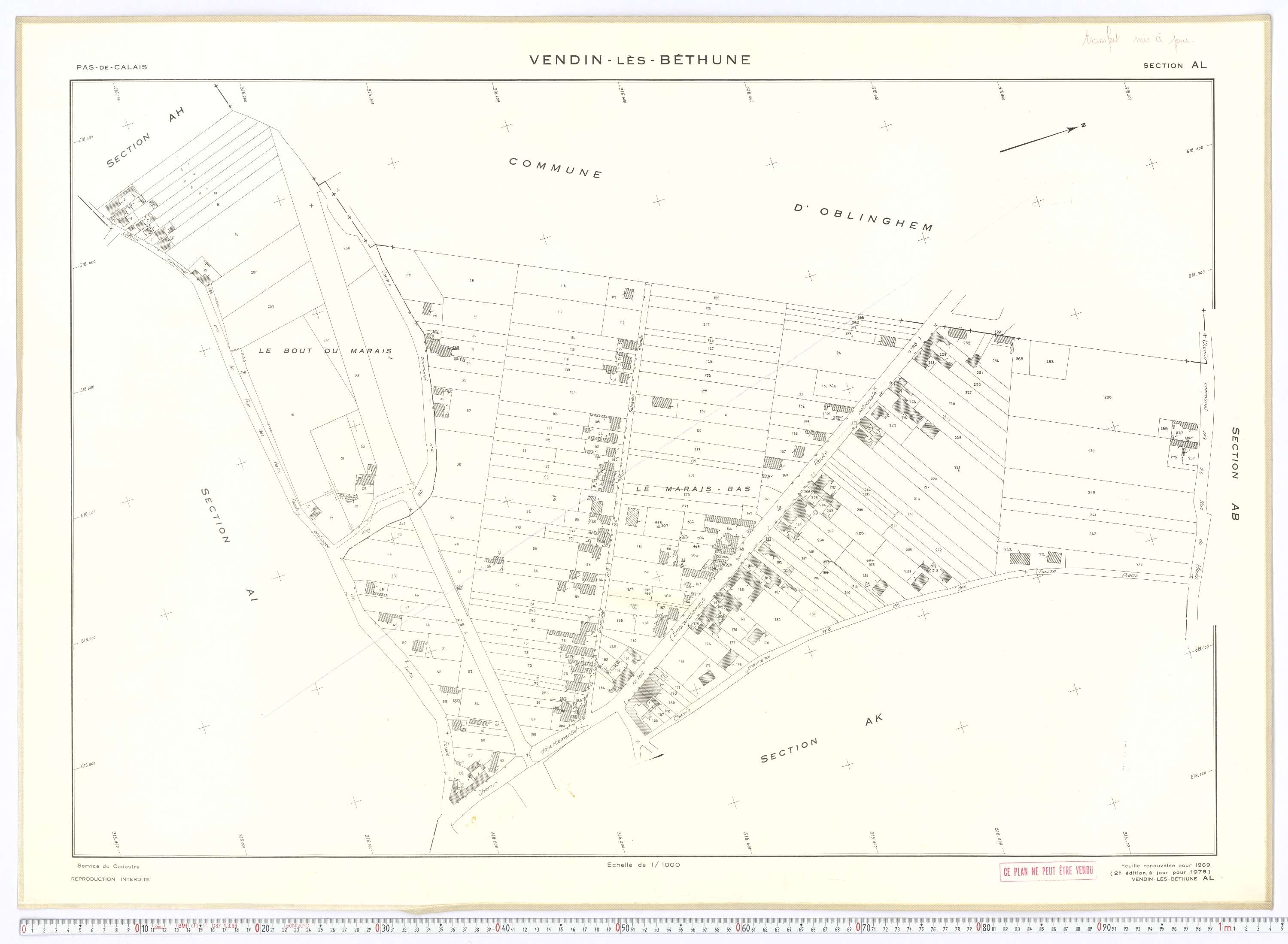 Vendin-lès-Béthune - Section AL.