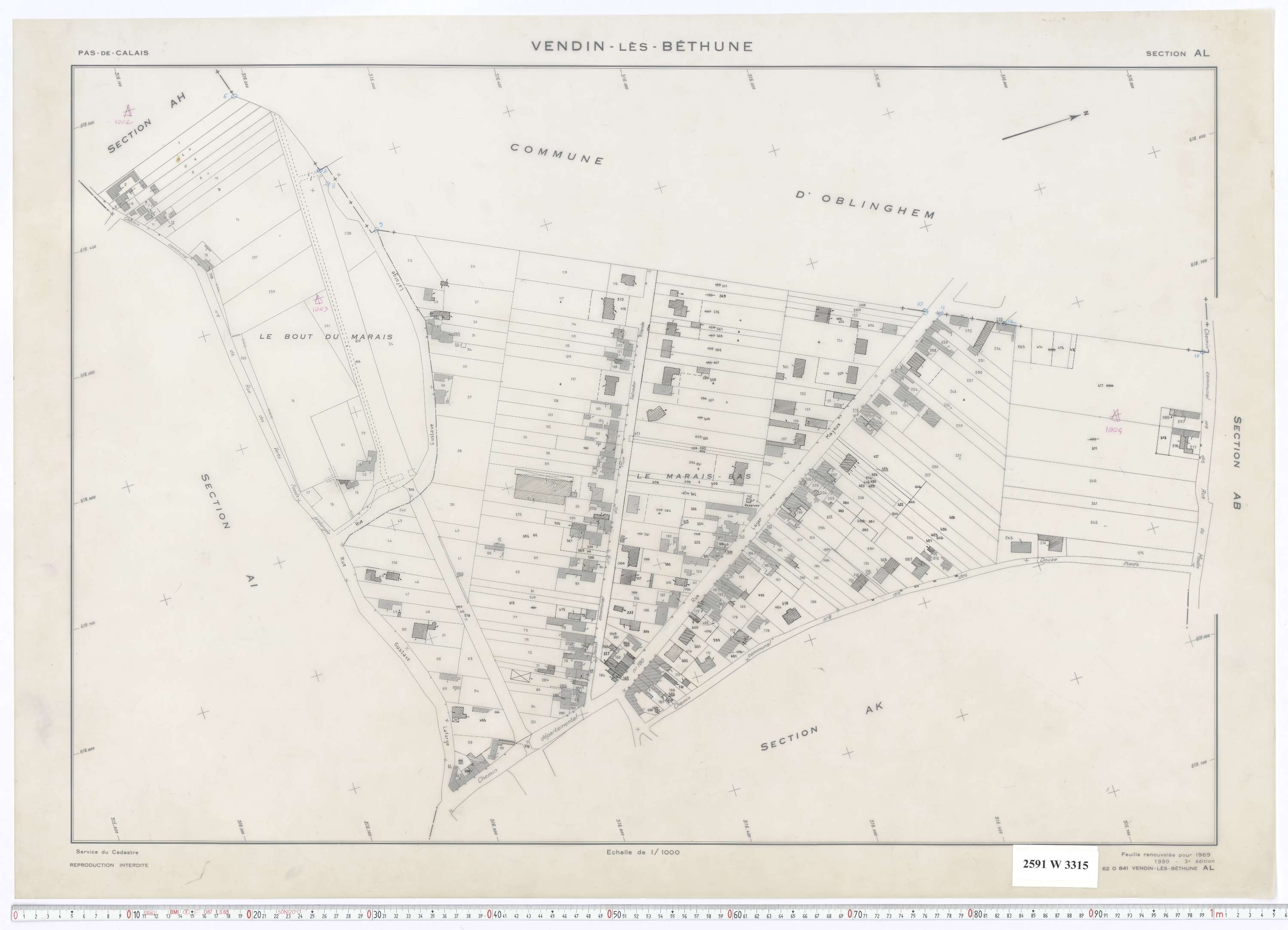 Vendin-lès-Béthune - Section AL.
