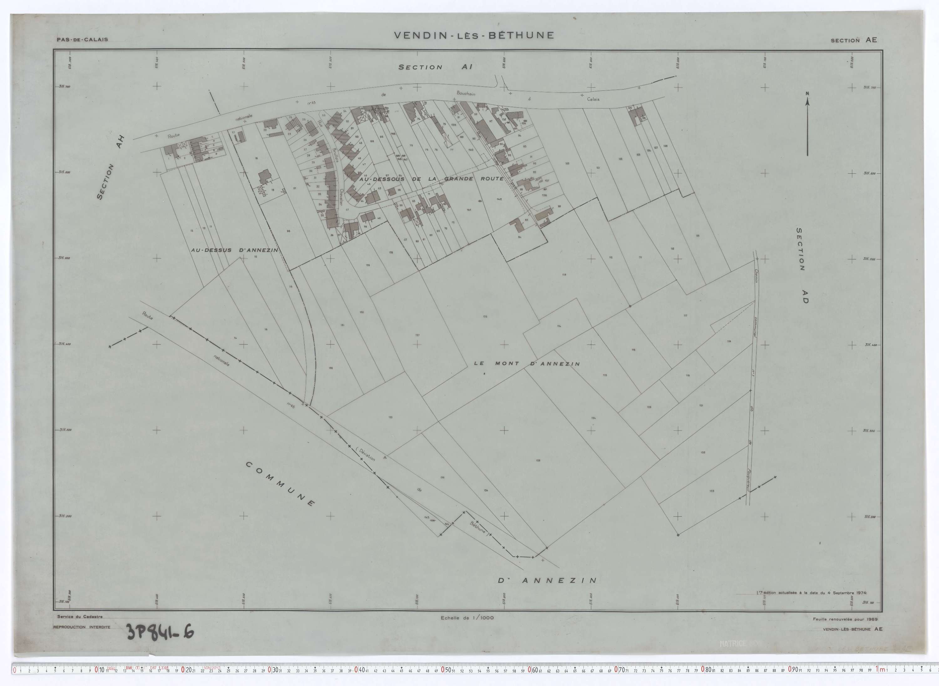 Vendin-lès-Béthune - Section AE.