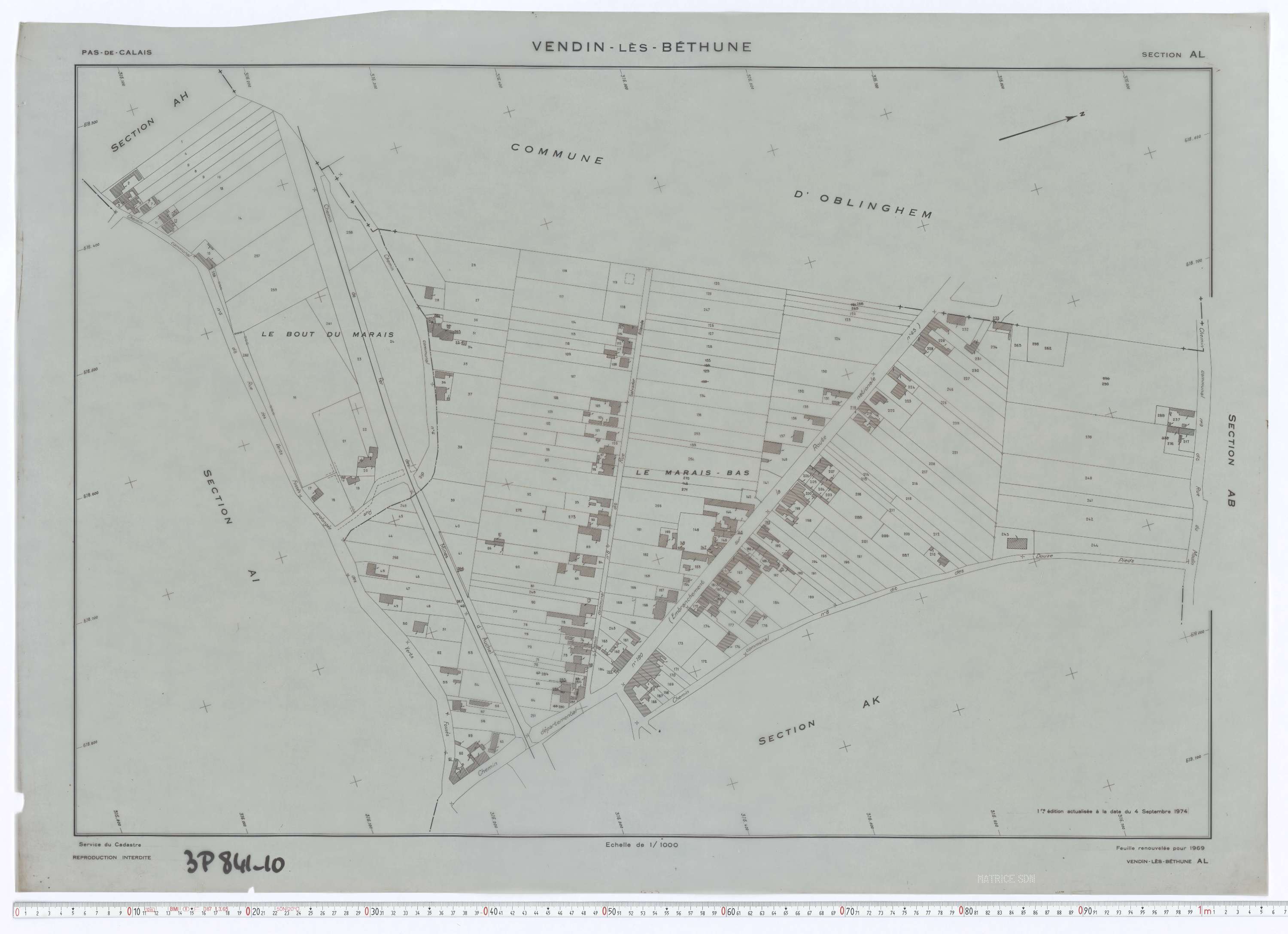Vendin-lès-Béthune - Section AL.