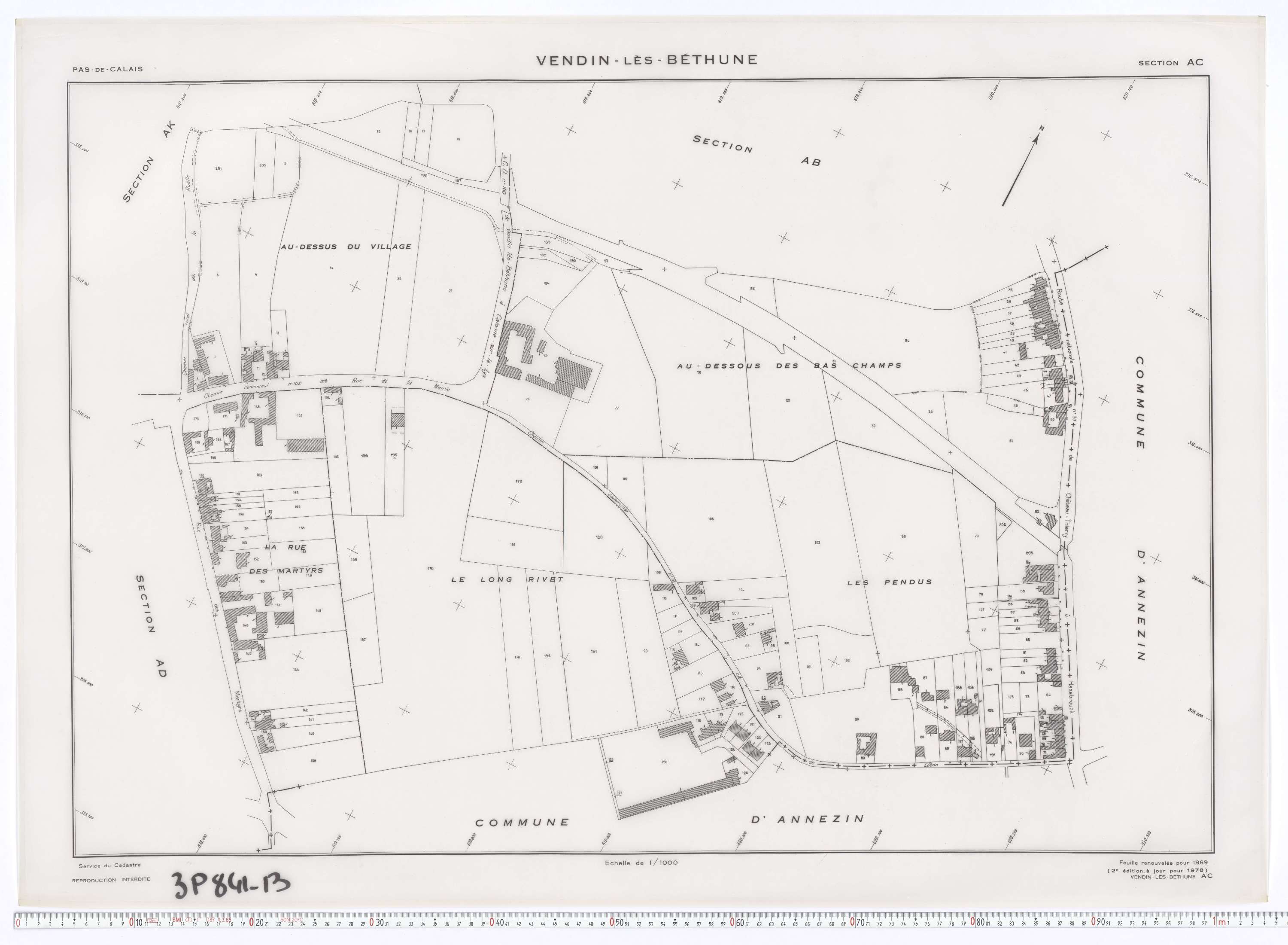 Vendin-lès-Béthune - Section AC.