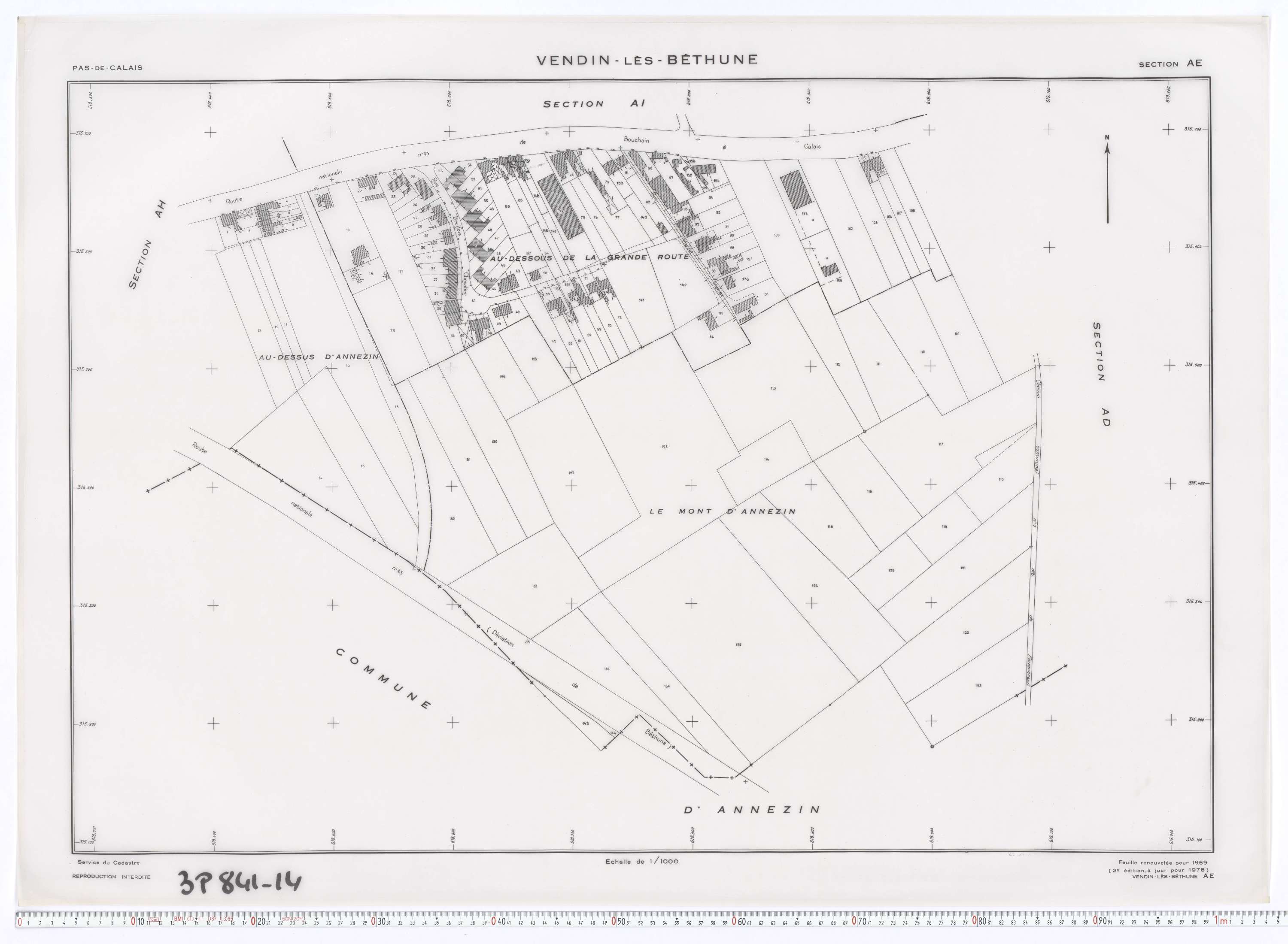 Vendin-lès-Béthune - Section AE.