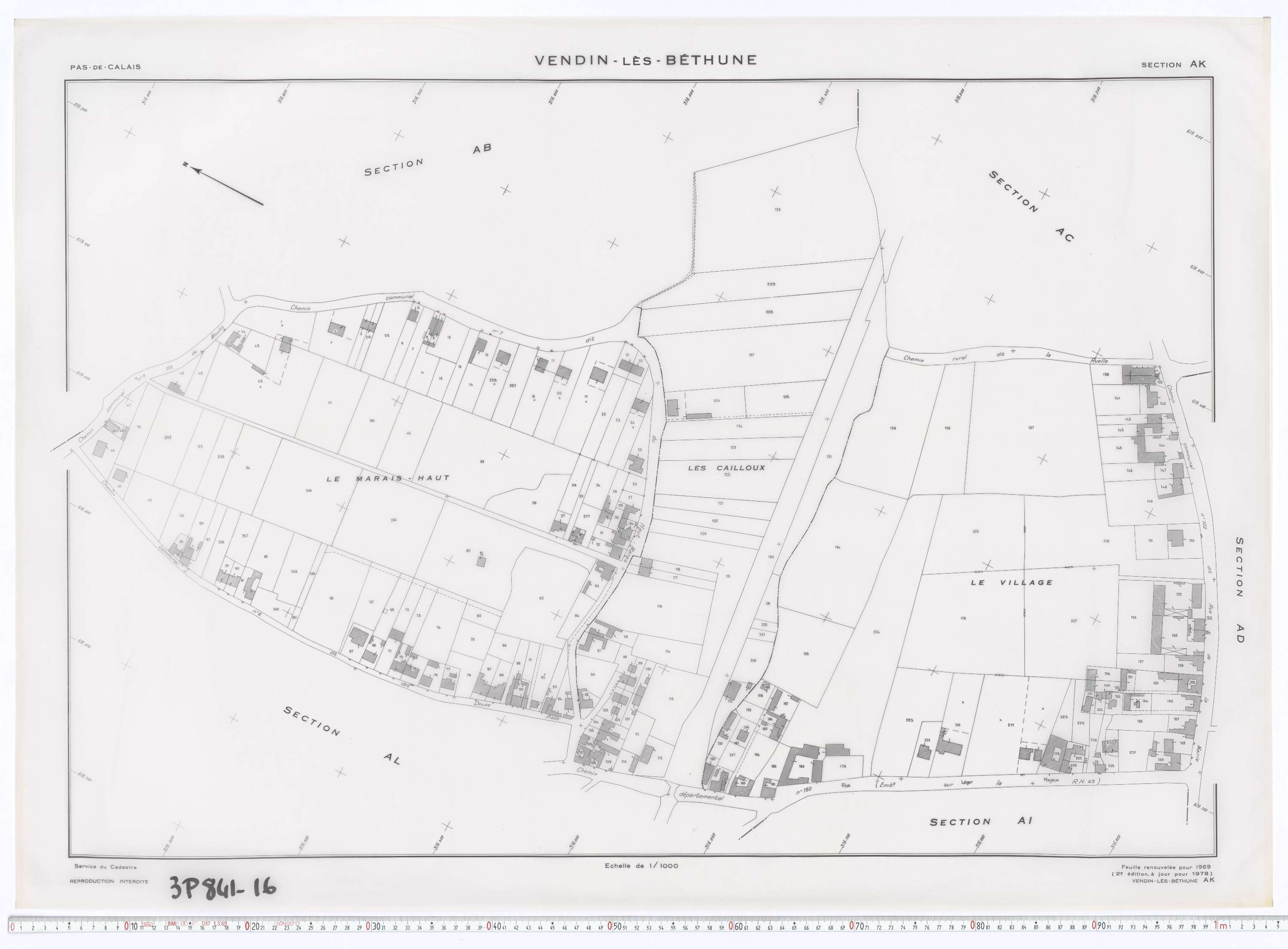 Vendin-lès-Béthune - Section AK.