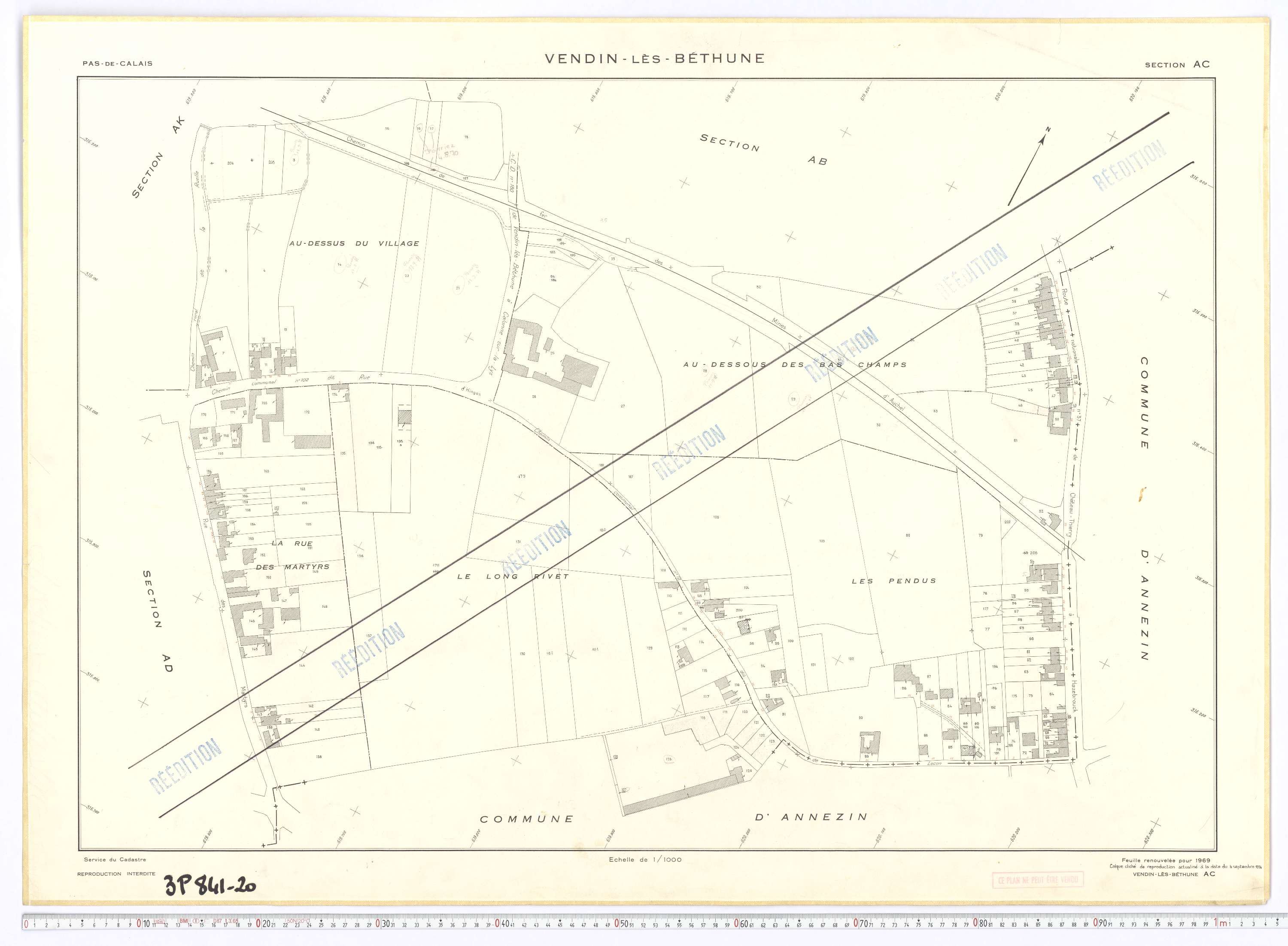 Vendin-lès-Béthune - Section AC.