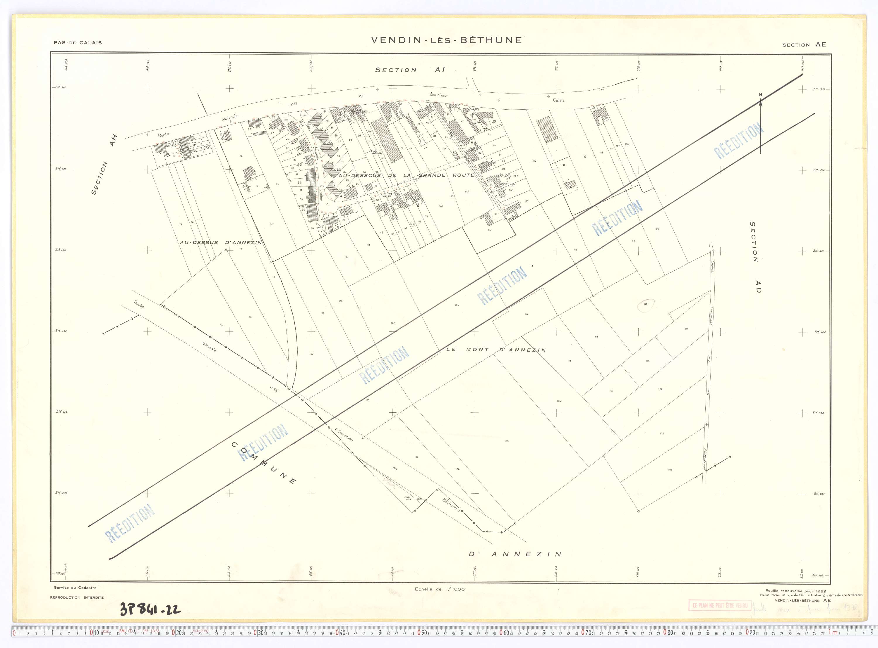 Vendin-lès-Béthune - Section AE.