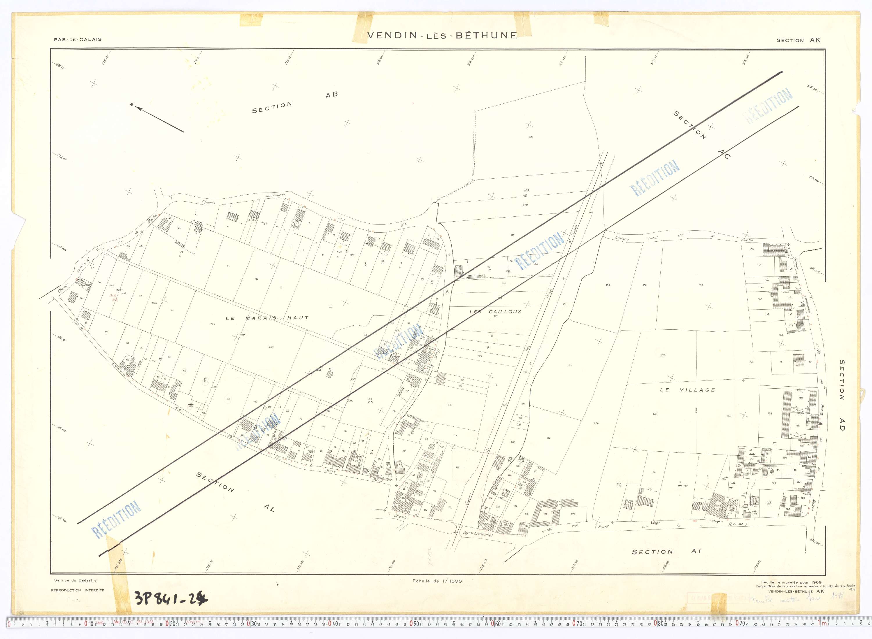 Vendin-lès-Béthune - Section AK.